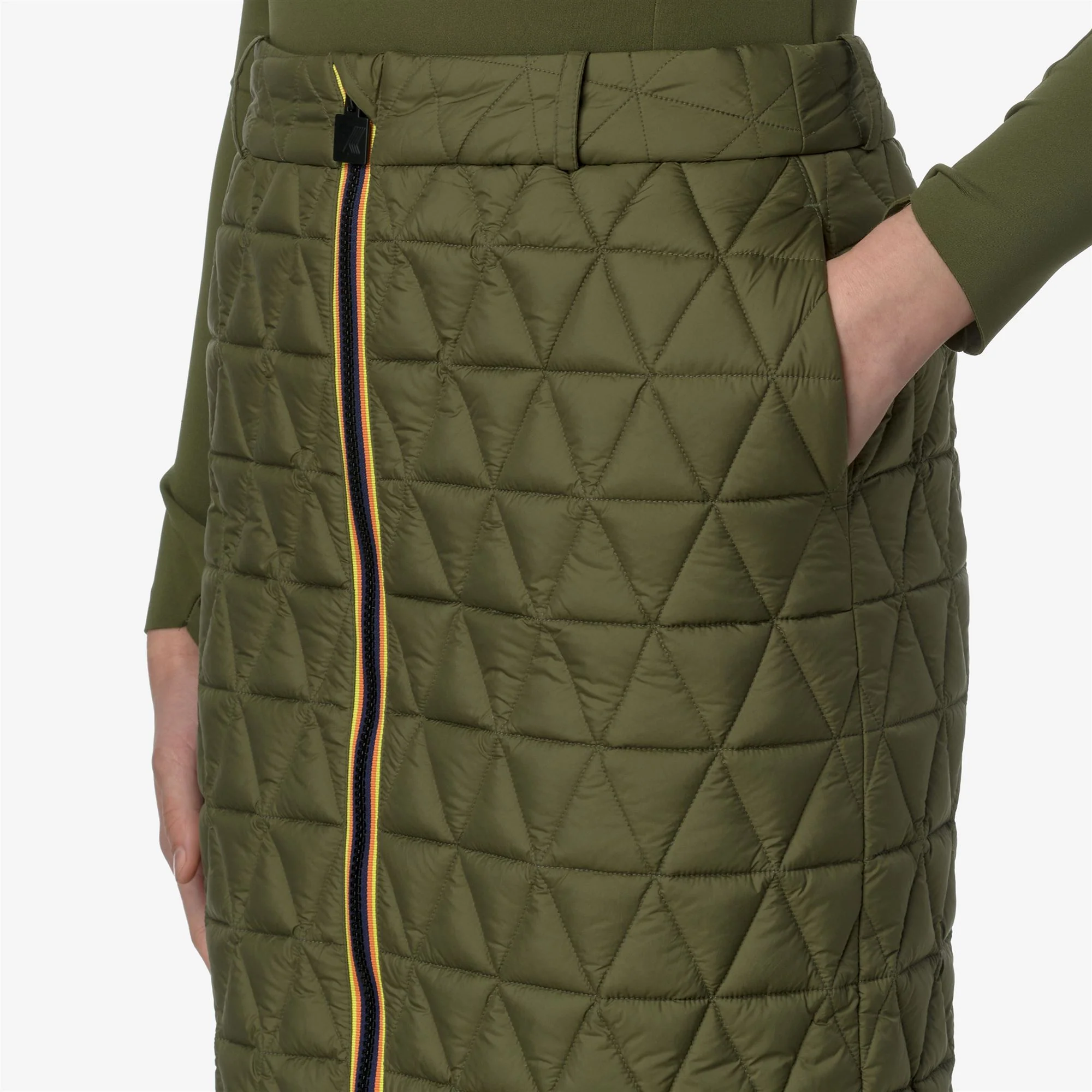 MARALIE TECH THERMO LIGHT - Skirts - Long - Woman - GREEN WINTER - Image 2