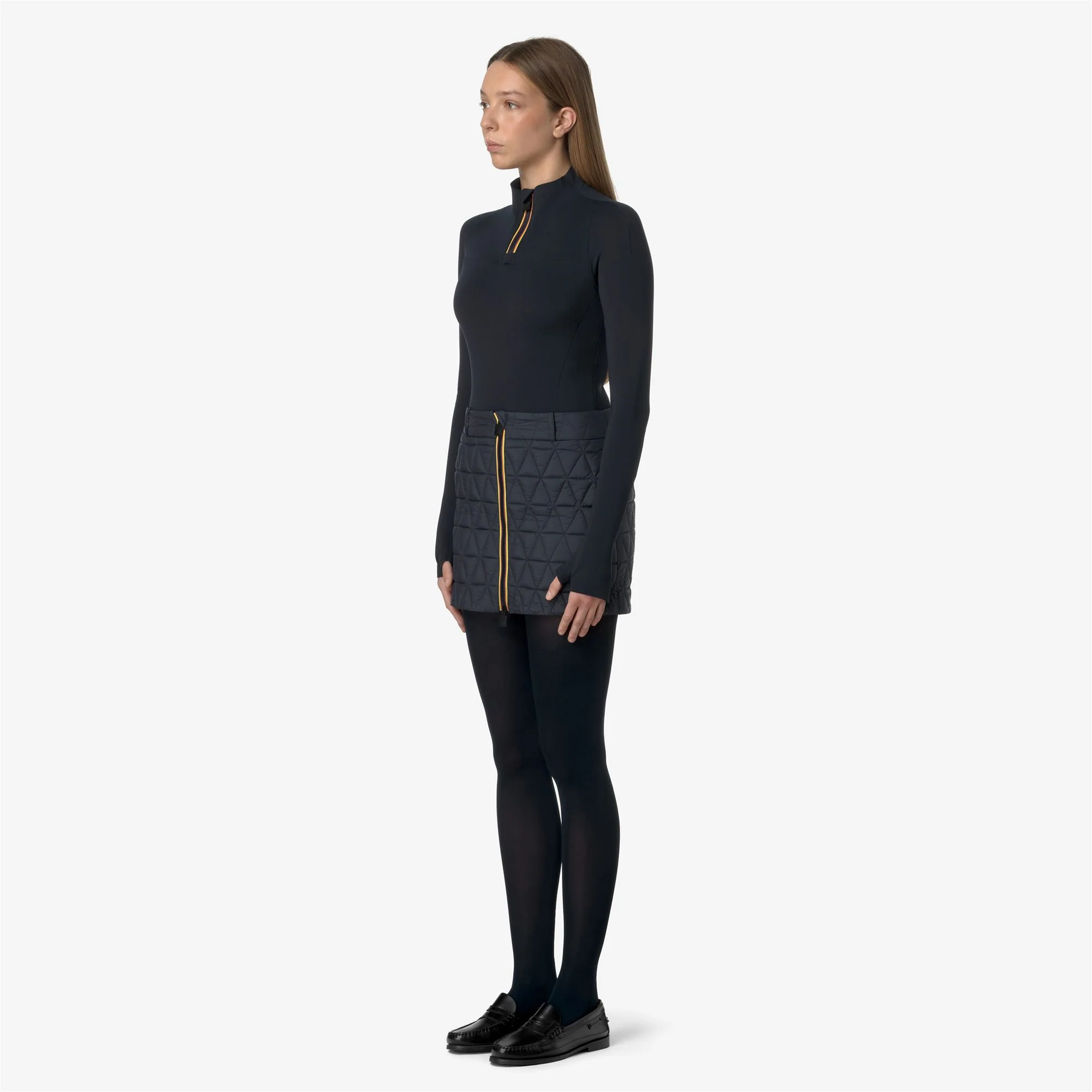 MINIKI TECH THERMO LIGHT - Skirts - Short - Woman - BLACK ASH - Image 4