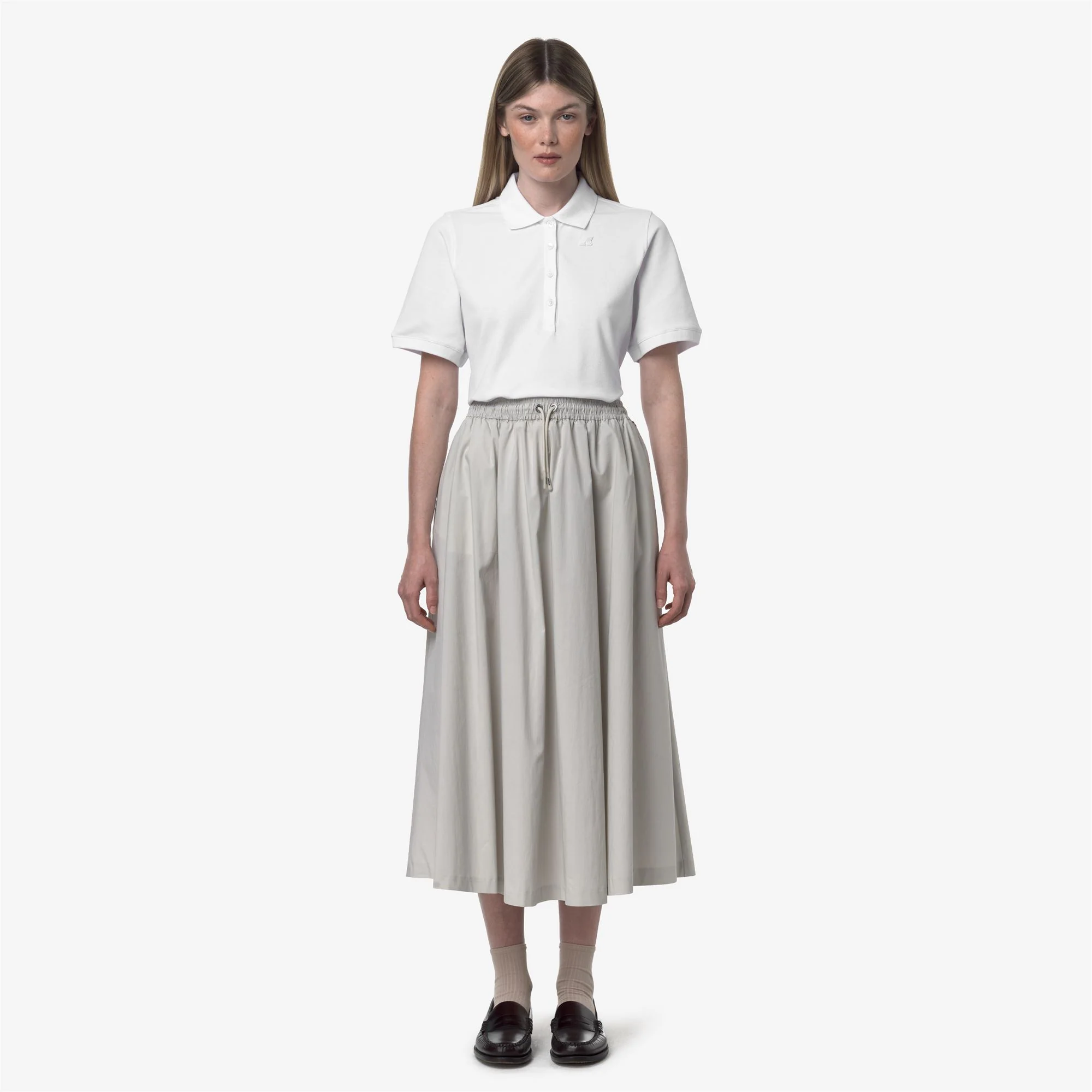 MOSELLA LIGHT POPLIN TECH - Skirts - Long - Woman - BEIGE LT - Image 3