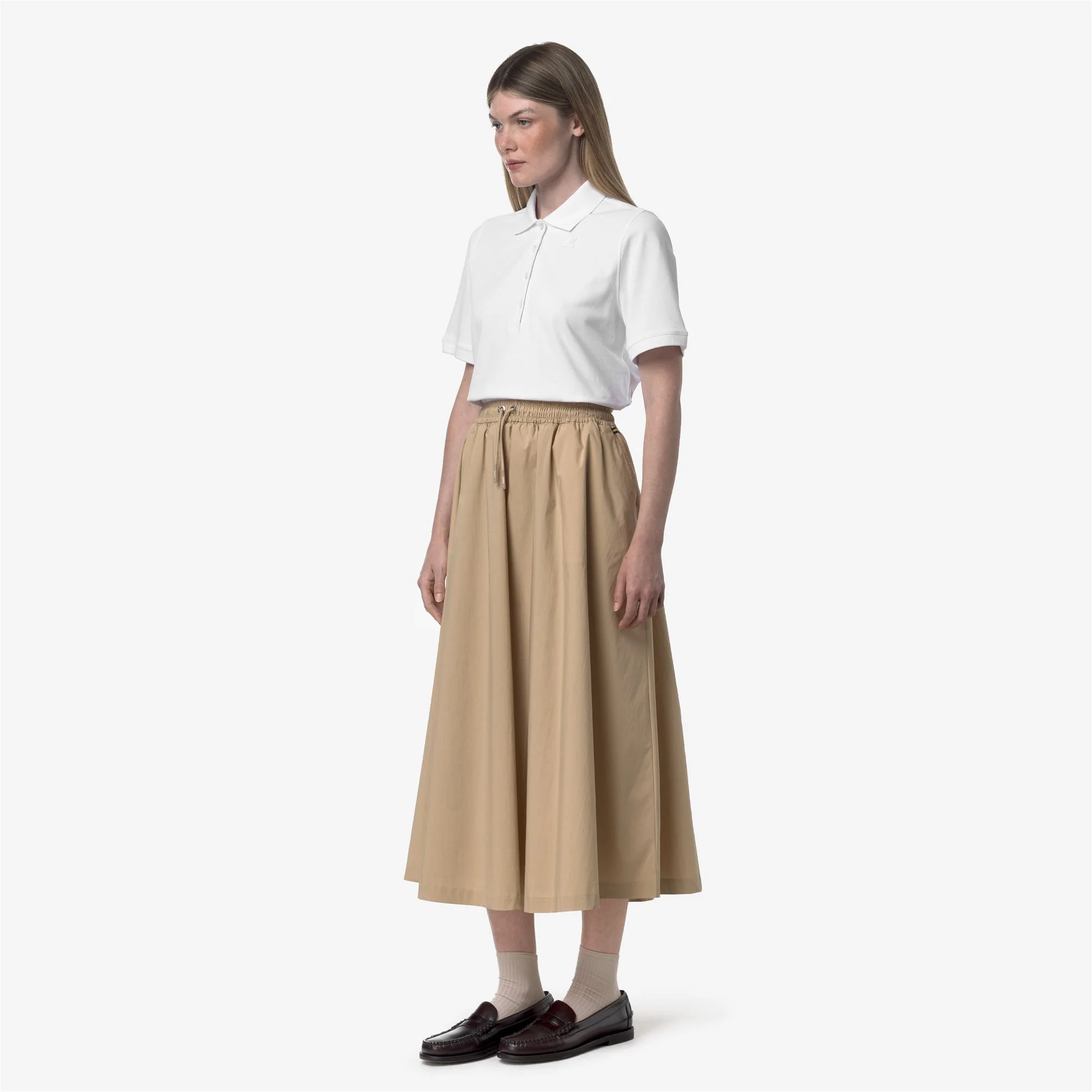 MOSELLA LIGHT POPLIN TECH - Skirts - Long - Woman - BEIGE ROPE - Image 4