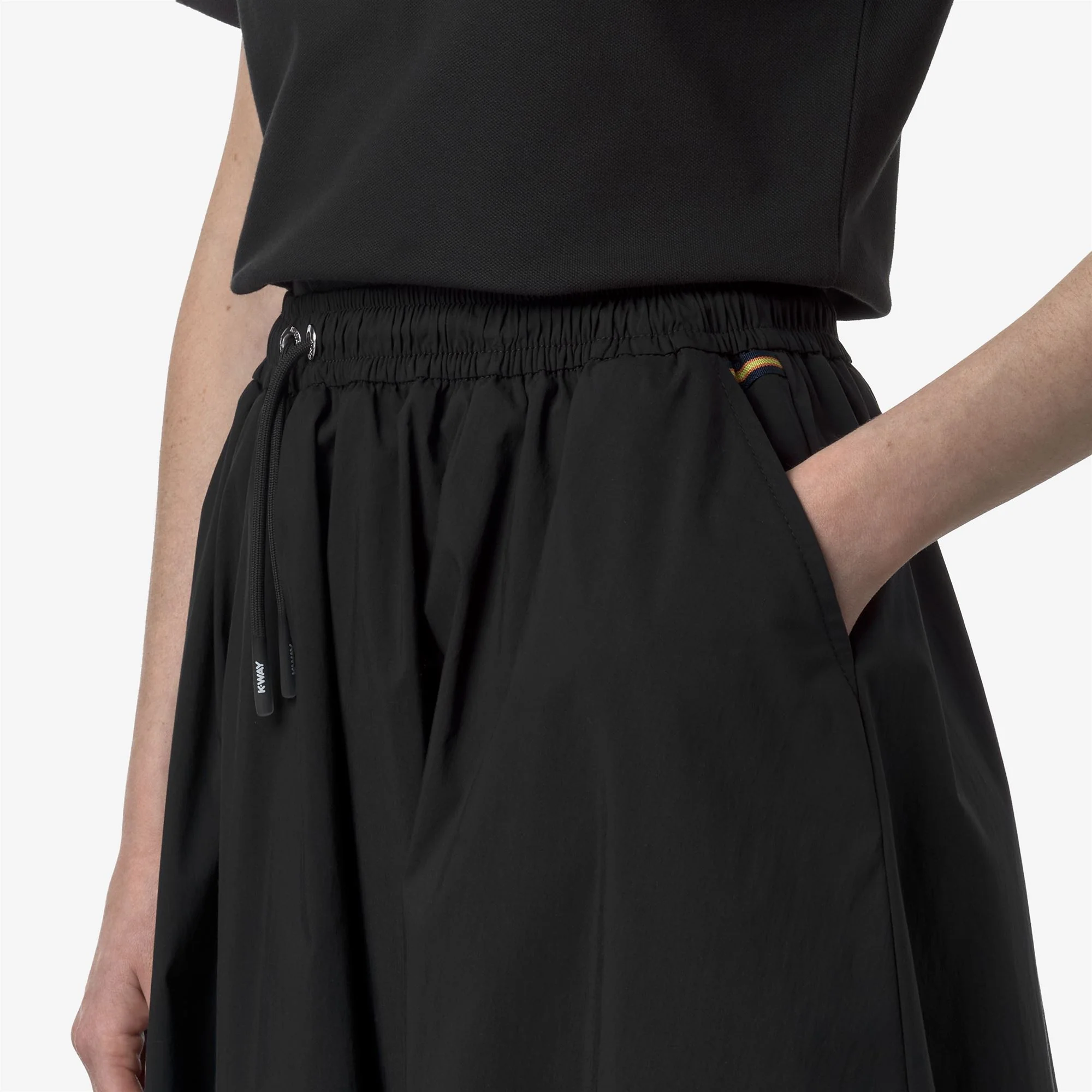 MOSELLA LIGHT POPLIN TECH - Skirts - Long - Woman - BLACK PURE - Image 2