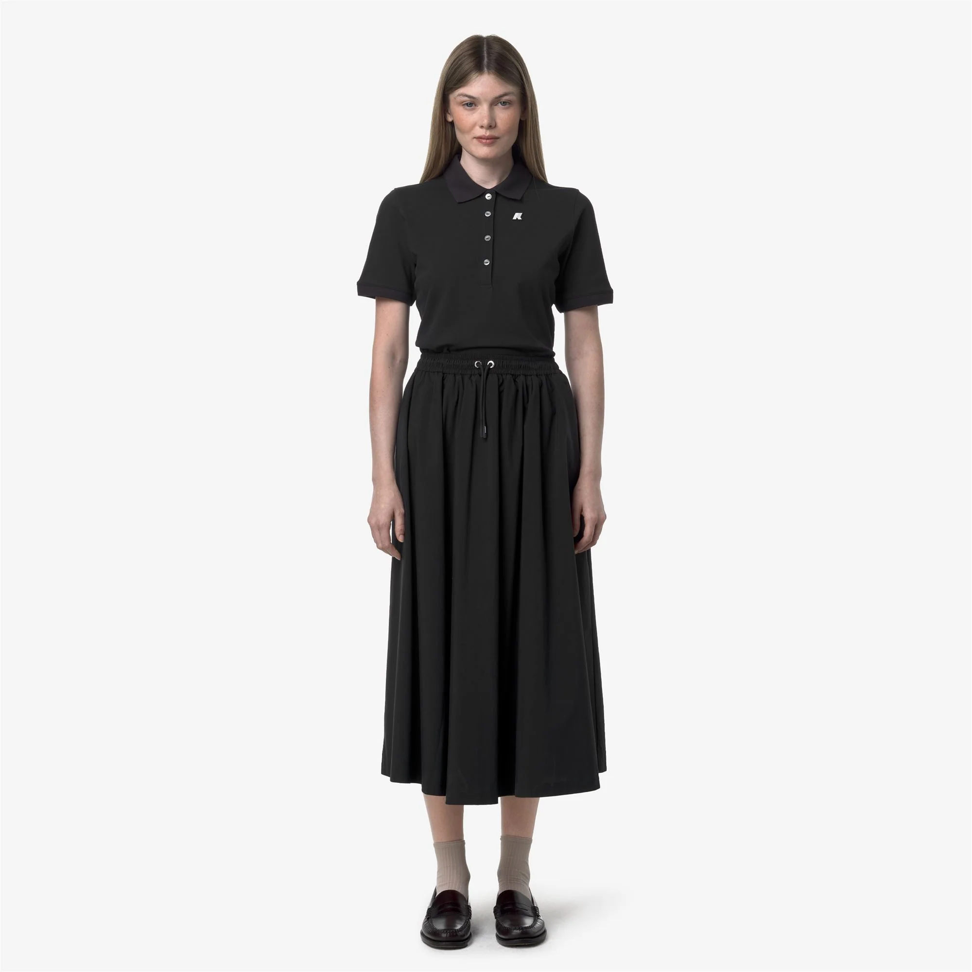 MOSELLA LIGHT POPLIN TECH - Skirts - Long - Woman - BLACK PURE - Image 3