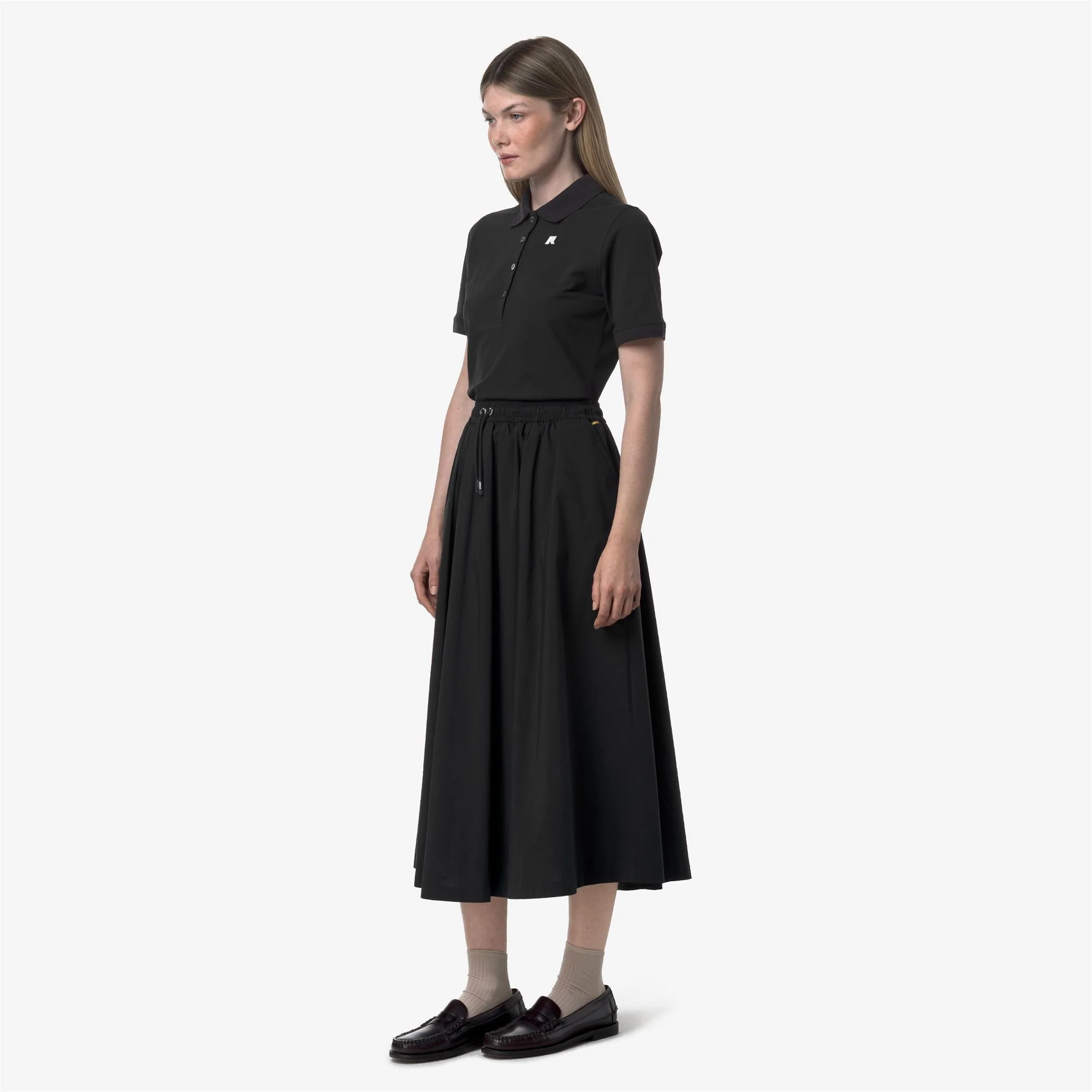 MOSELLA LIGHT POPLIN TECH - Skirts - Long - Woman - BLACK PURE - Image 4