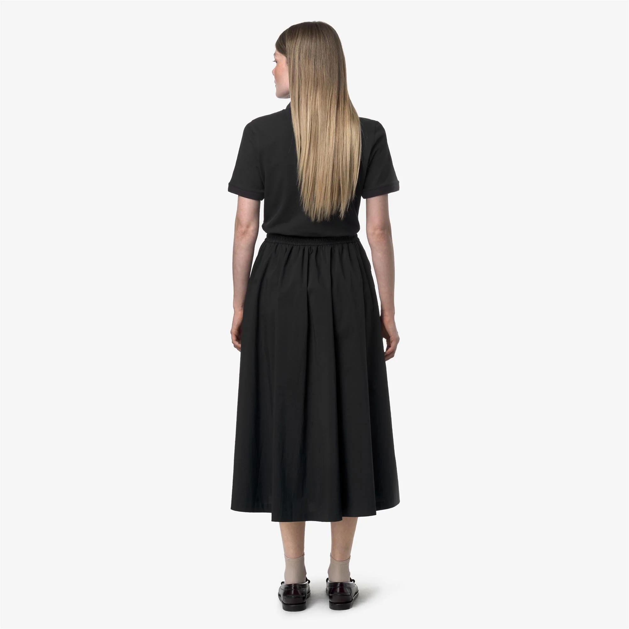 MOSELLA LIGHT POPLIN TECH - Skirts - Long - Woman - BLACK PURE - Image 5