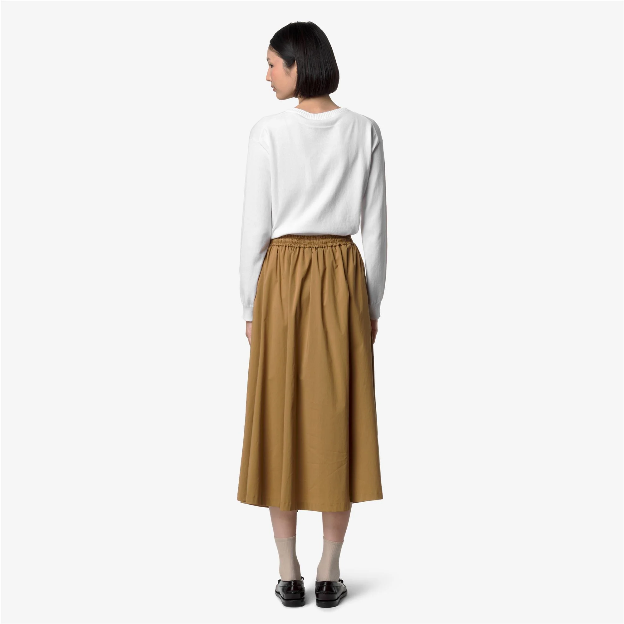 MOSELLA LIGHT POPLIN TECH - Skirts - Long - Woman - BROWN BISTRE - Image 5
