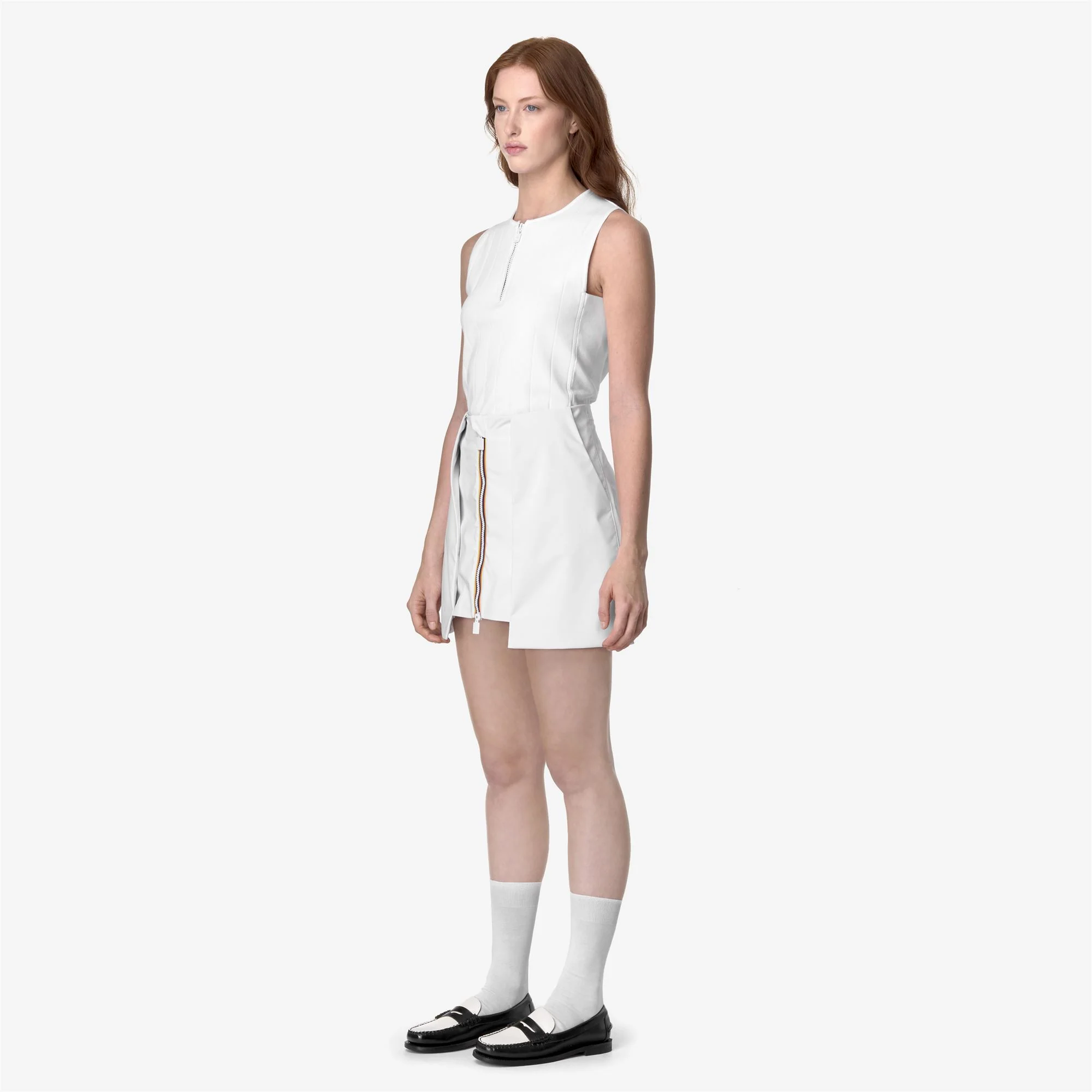 SHOKIEL POCKETS BONDED JERSEY - Skirts - Short - Woman - WHITE-GREY - Image 4