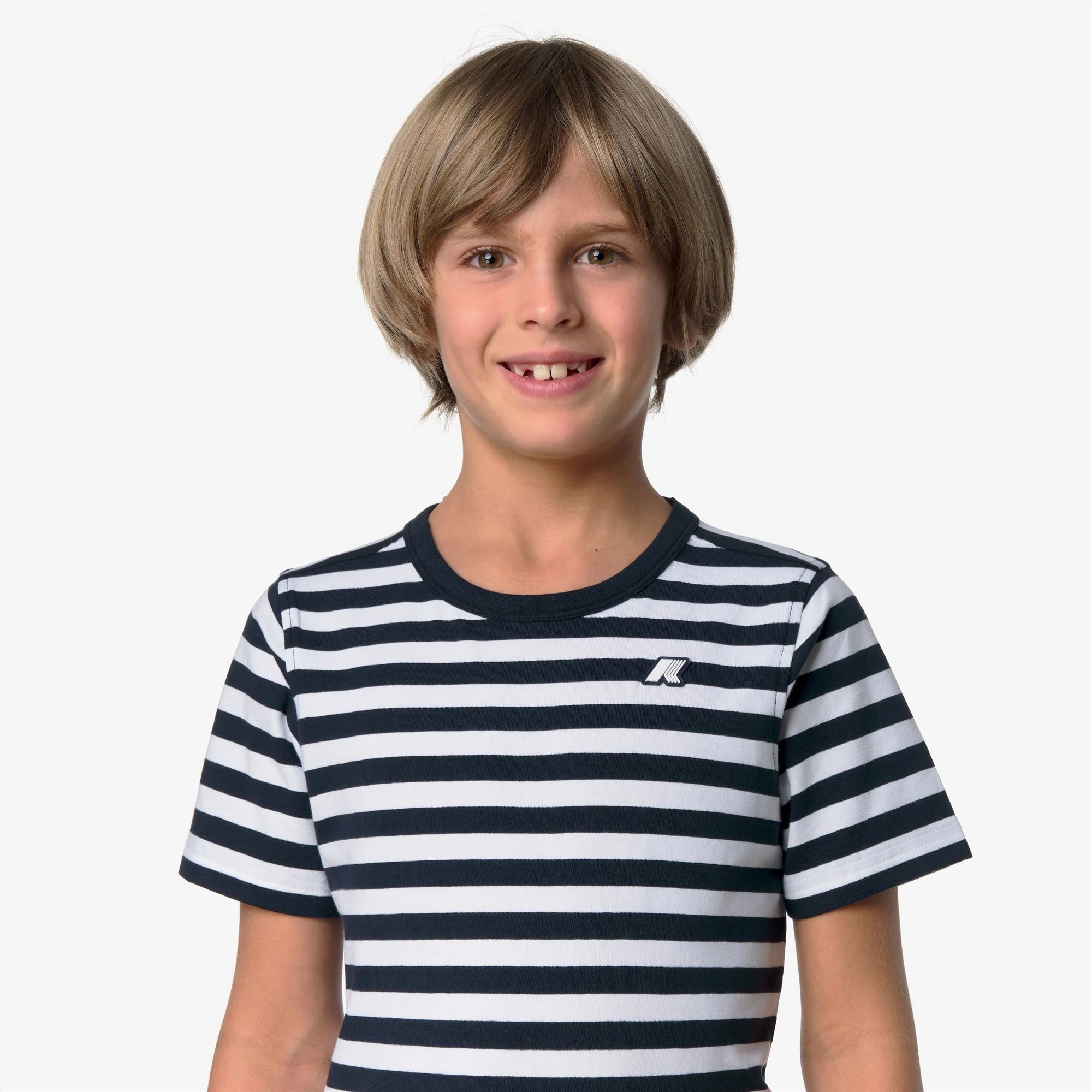 P. ADAME LIGHT STRETCH JERSEY - T-ShirtsTop - T-Shirt - Boy - BLUE DEPTH-WHITE - Image 2