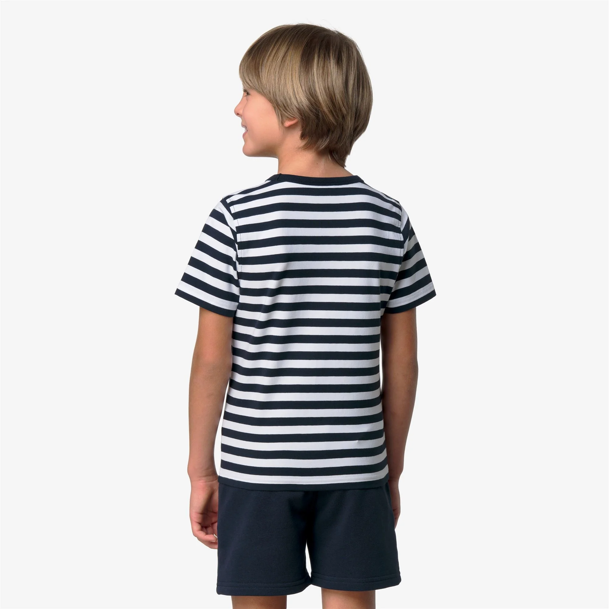 P. ADAME LIGHT STRETCH JERSEY - T-ShirtsTop - T-Shirt - Boy - BLUE DEPTH-WHITE - Image 5