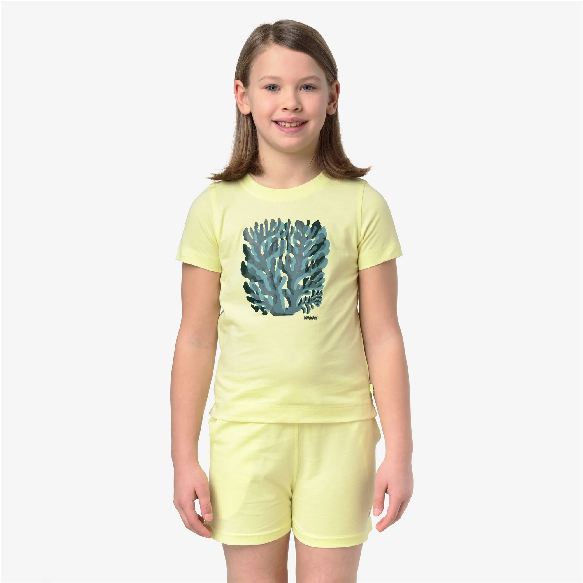 P. MELIS CORAIL JERSEY - T-ShirtsTop - T-Shirt - Girl - YELLOW LIME - Image 3
