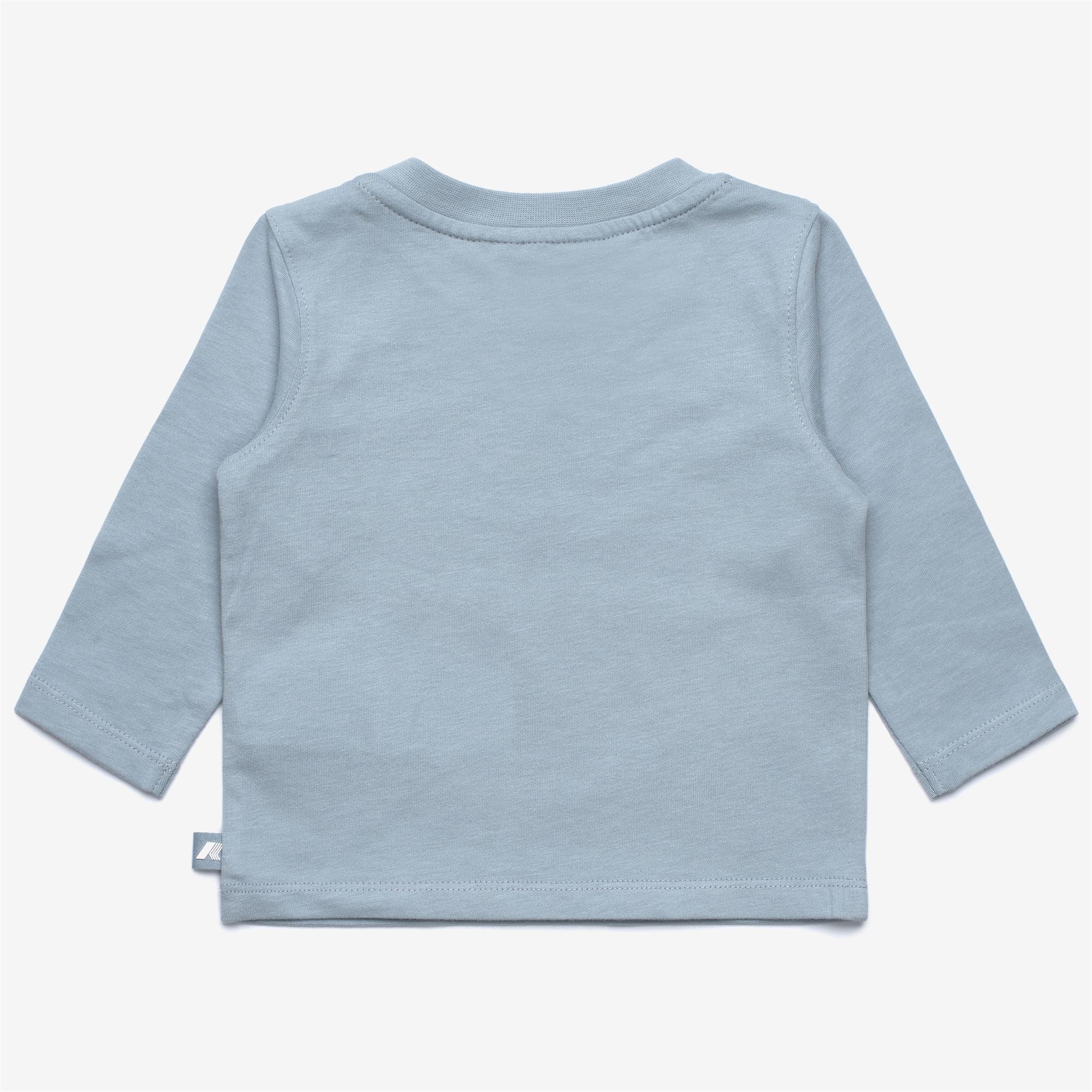 E. ELMETTE LETTERING JERSEY PEACH - T-ShirtsTop - T-Shirt - Kid unisex - BLUE AVIO - Image 2