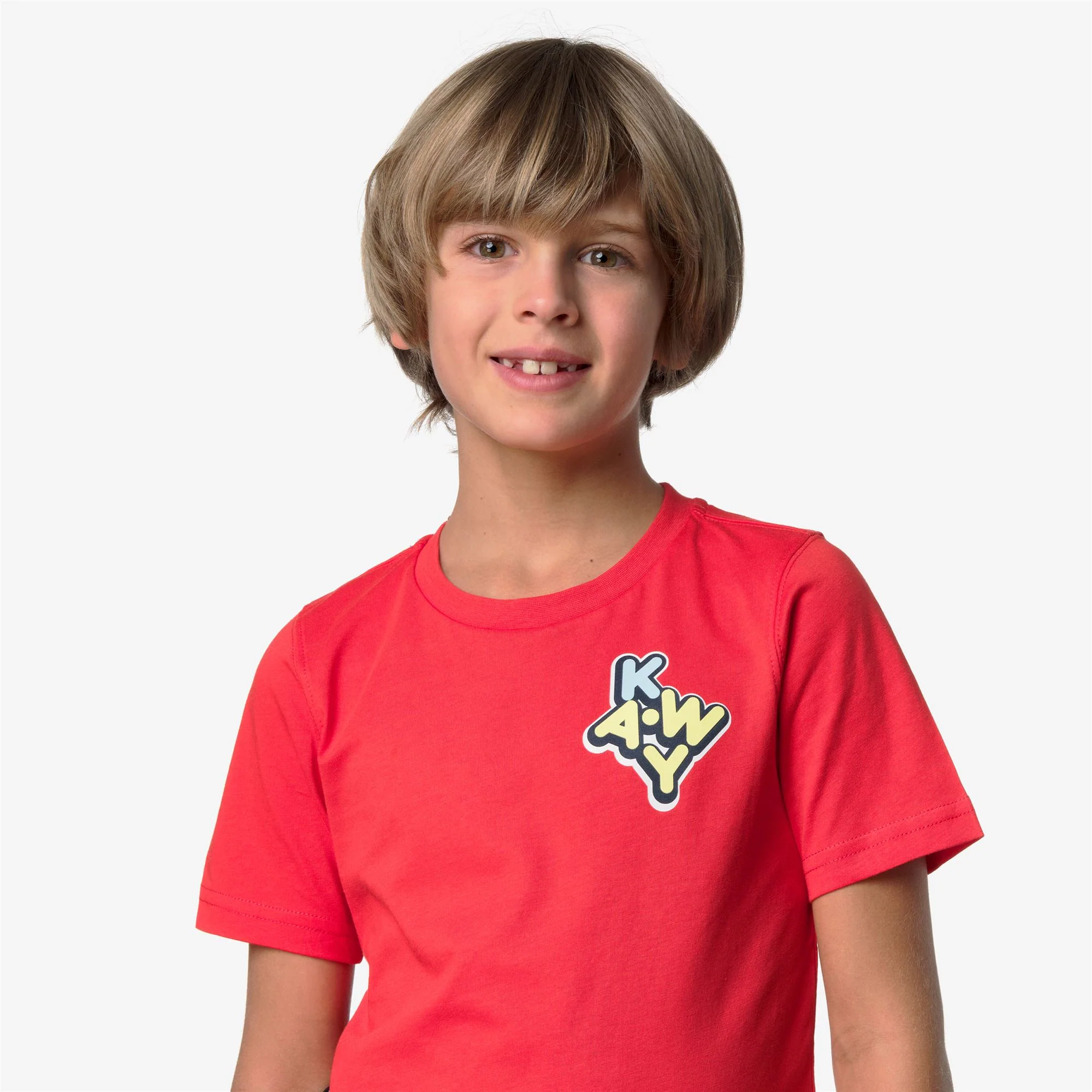 P. LEONIDE SCATTERED LETTERING - T-ShirtsTop - T-Shirt - Kid unisex - RED POPPY - Image 3