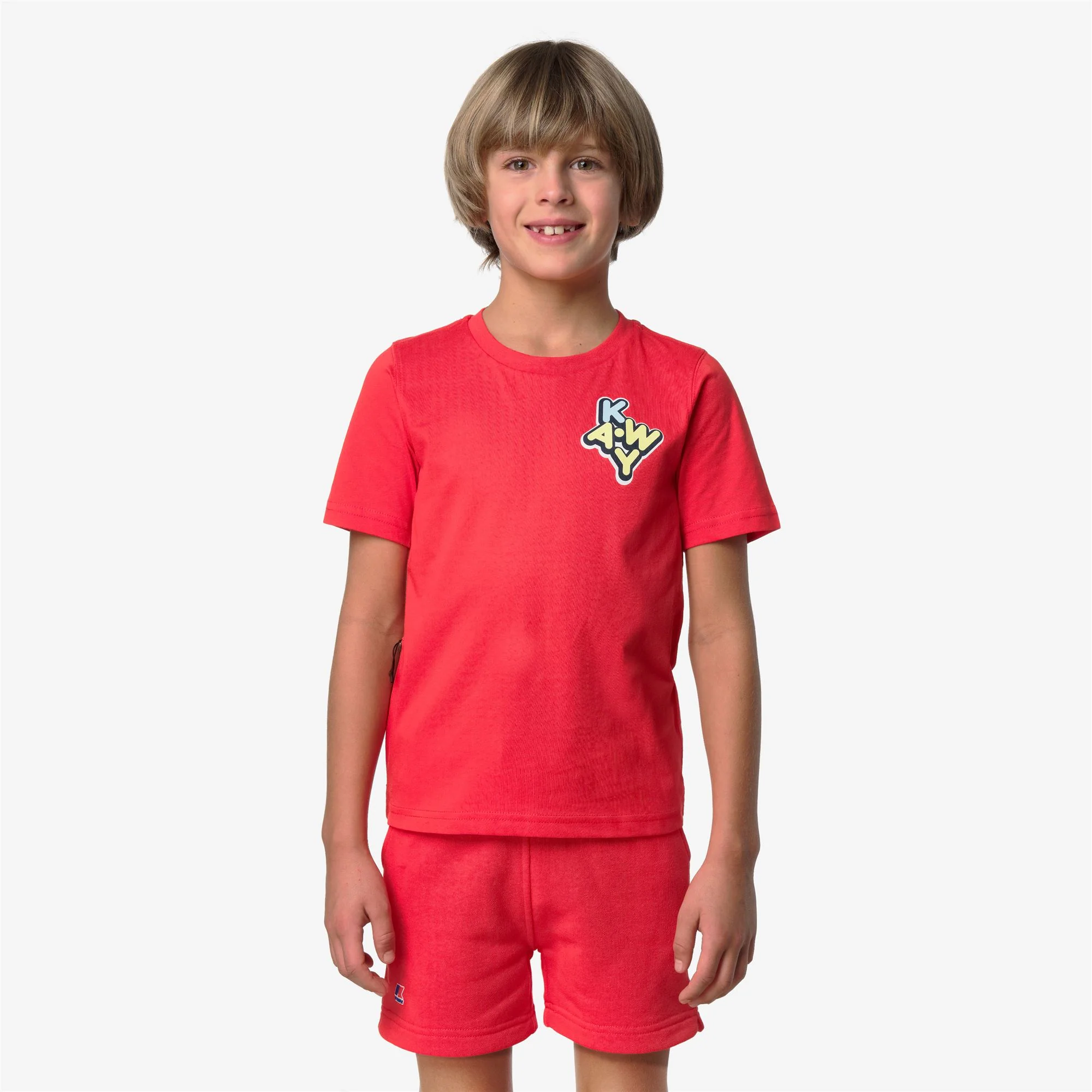 P. LEONIDE SCATTERED LETTERING - T-ShirtsTop - T-Shirt - Kid unisex - RED POPPY - Image 4