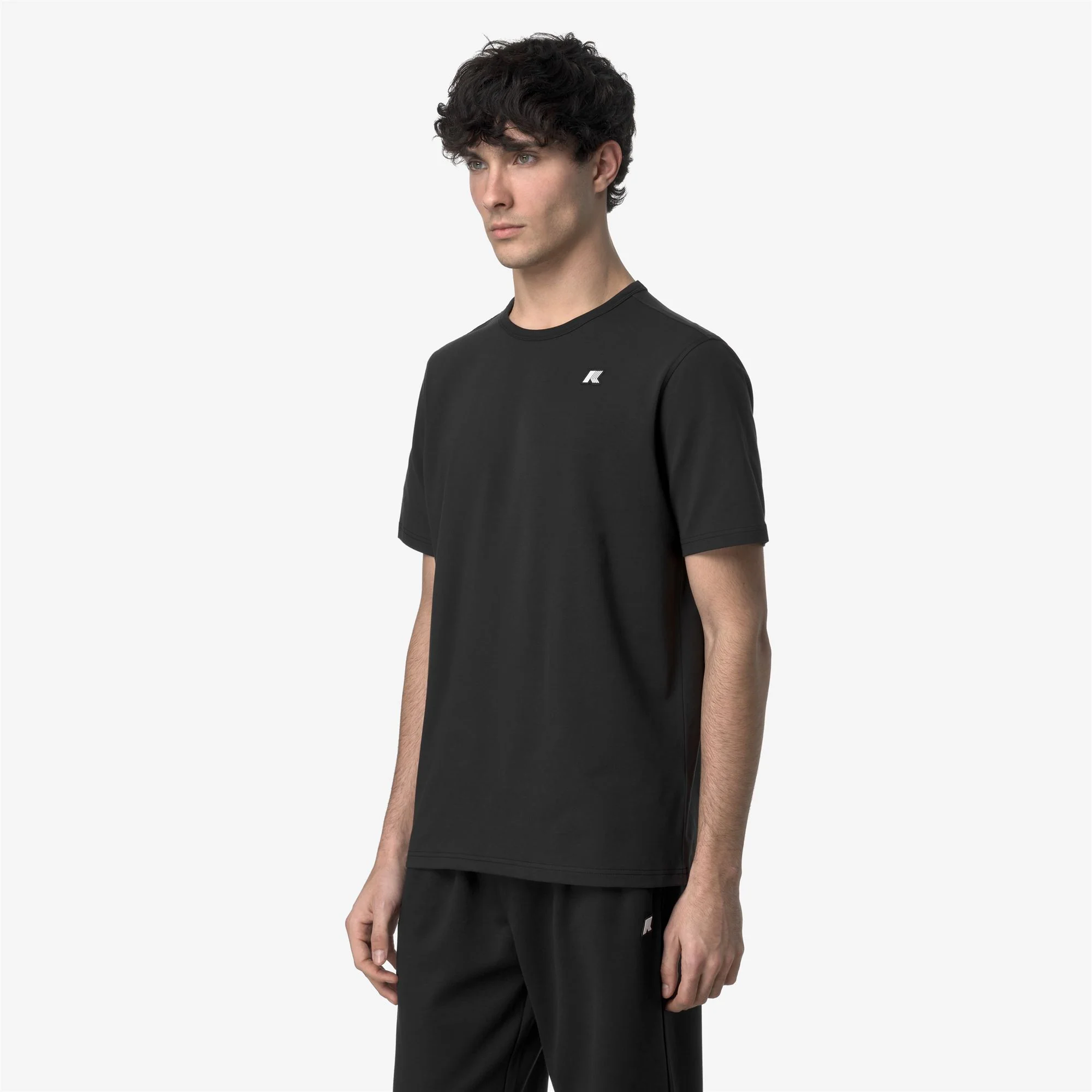 ADAME LIGHT STRETCH JERSEY - T-ShirtsTop - T-Shirt - Man - BLACK PURE - Image 4