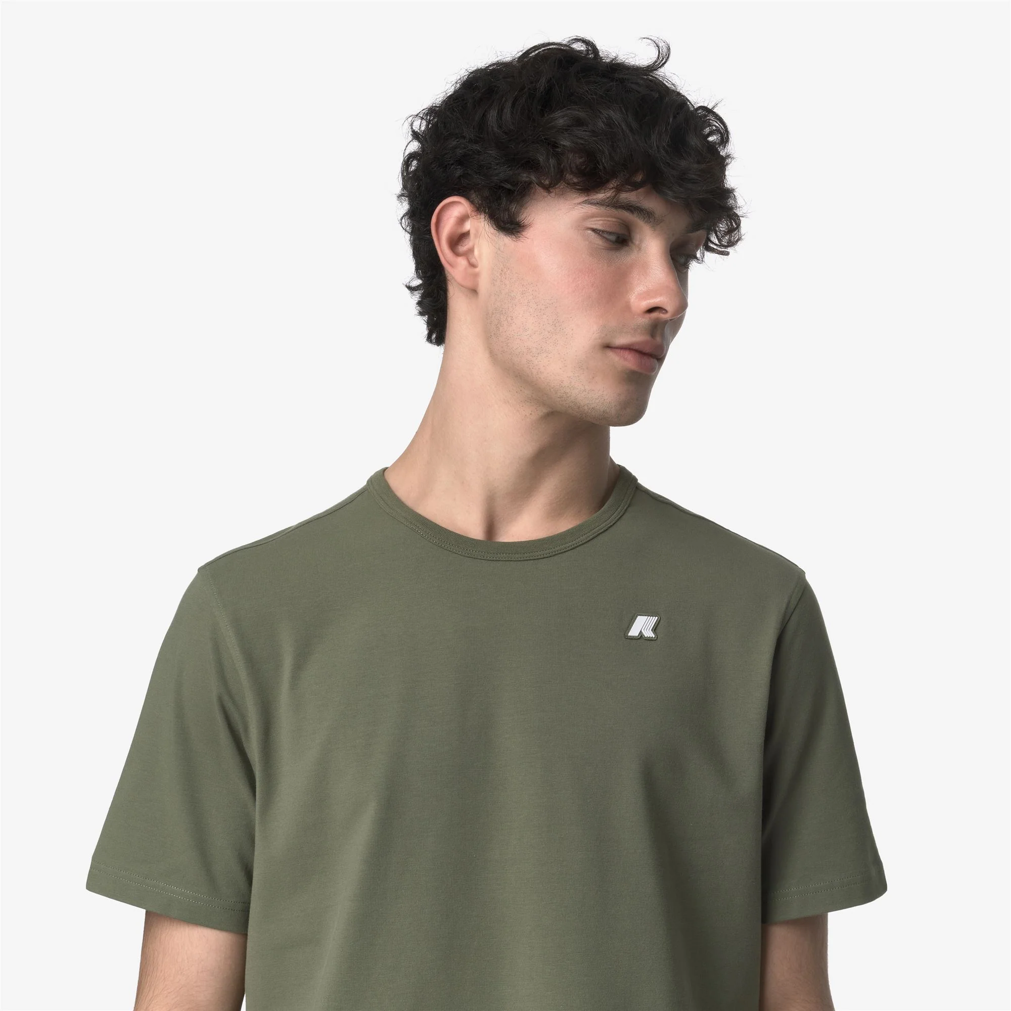 ADAME LIGHT STRETCH JERSEY - T-ShirtsTop - T-Shirt - Man - GREEN LICHEN - Image 2