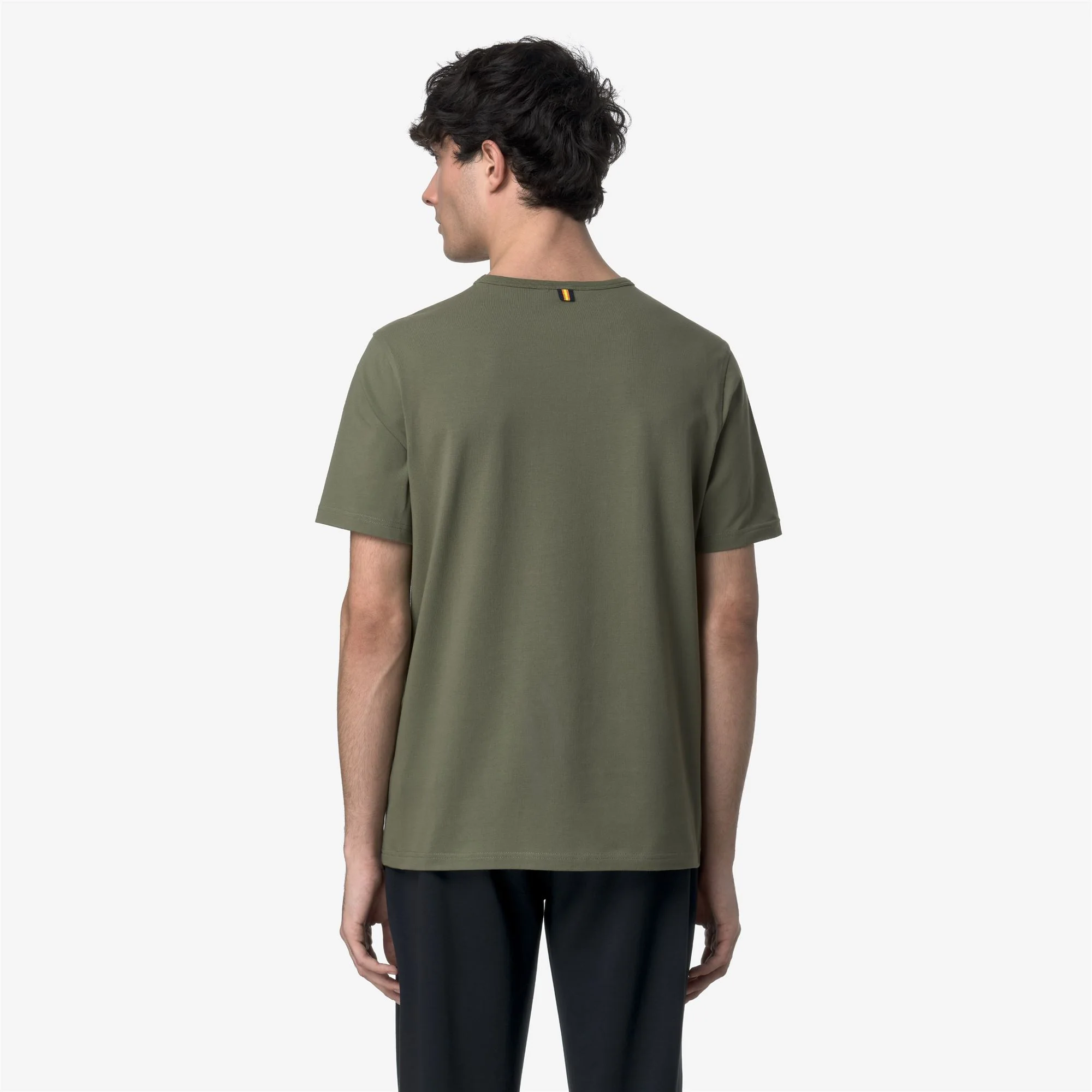 ADAME LIGHT STRETCH JERSEY - T-ShirtsTop - T-Shirt - Man - GREEN LICHEN - Image 5