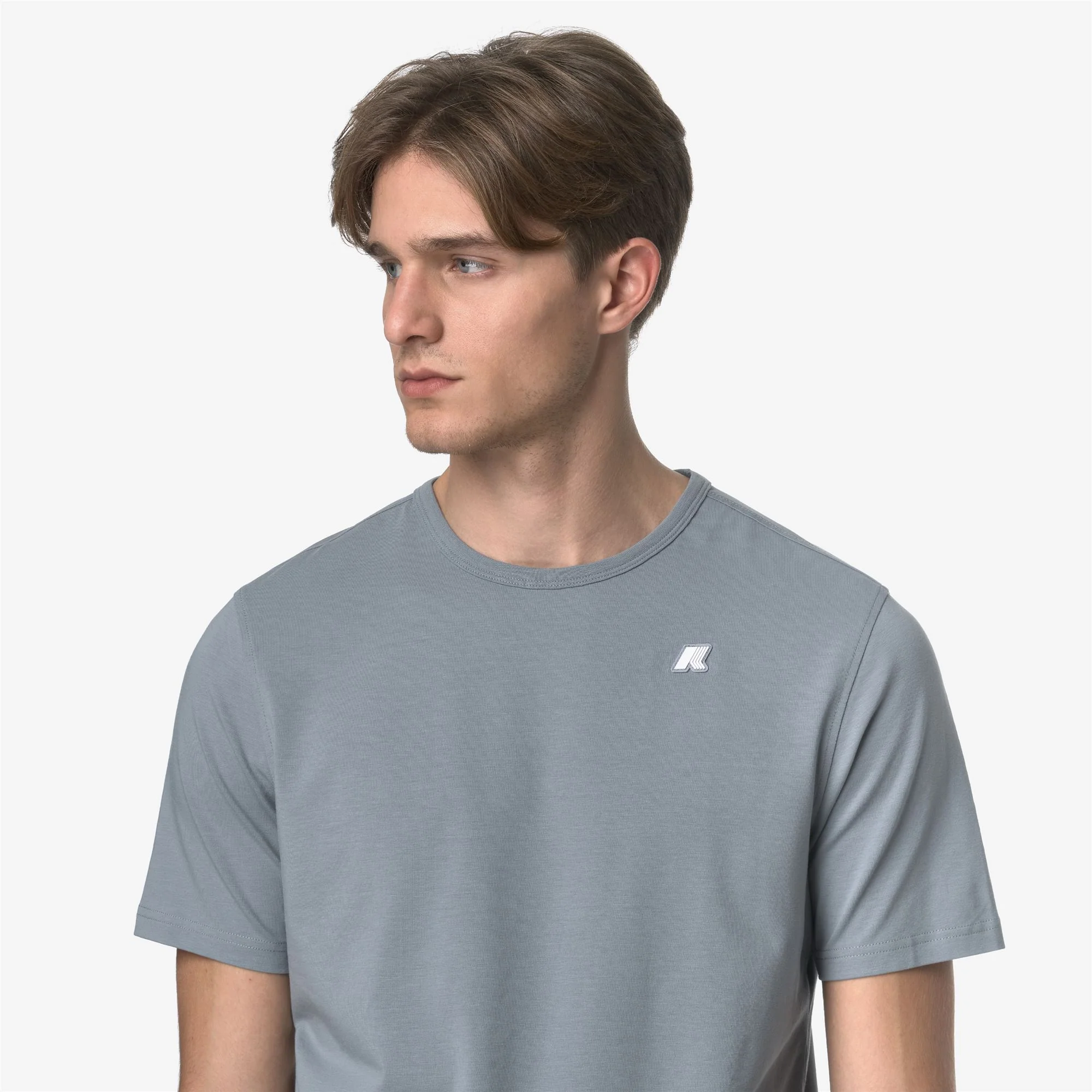 ADAME LIGHT STRETCH JERSEY - T-ShirtsTop - T-Shirt - Man - GREY MD - Image 2