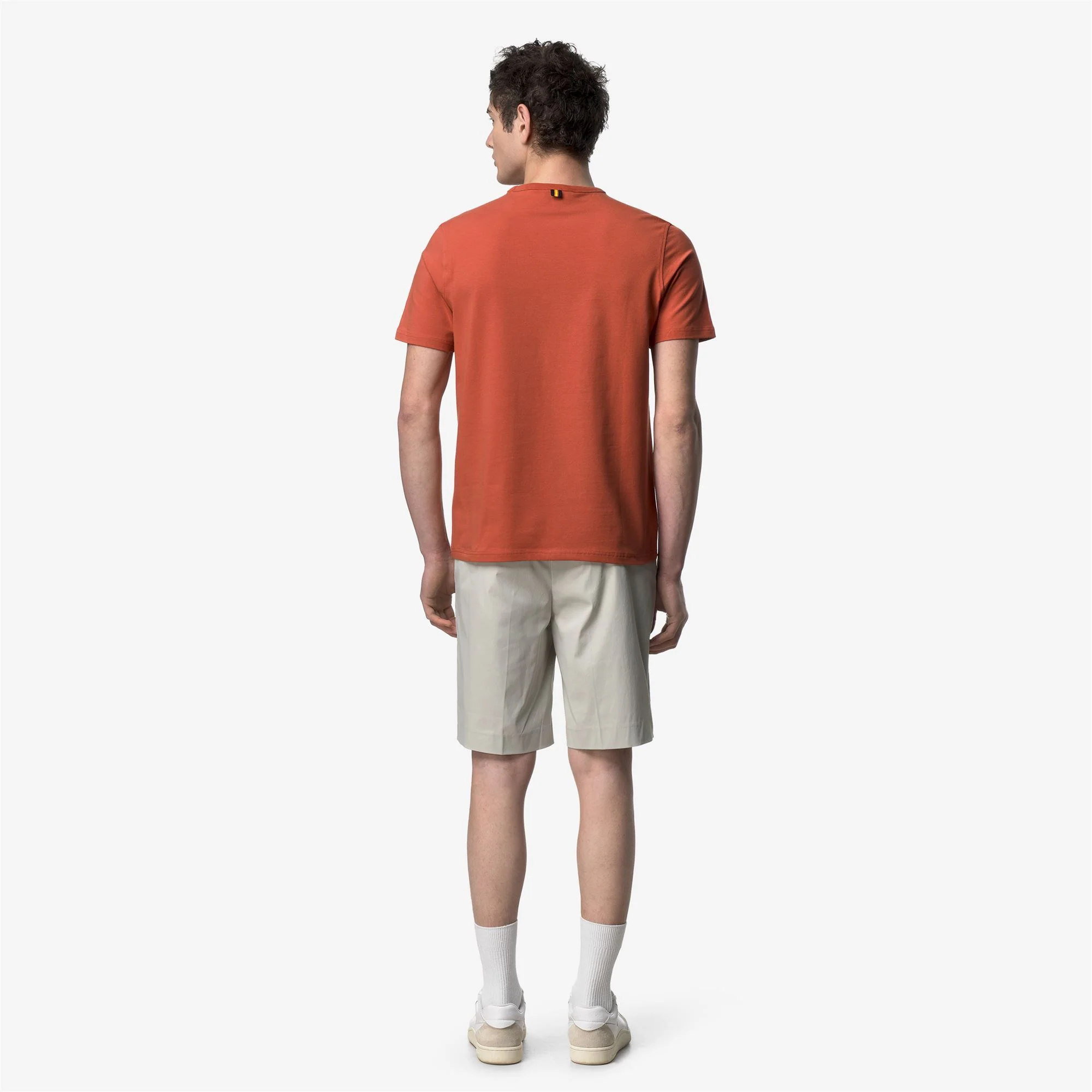 ADAME LIGHT STRETCH JERSEY - T-ShirtsTop - T-Shirt - Man - ORANGE BROWNISH - Image 5