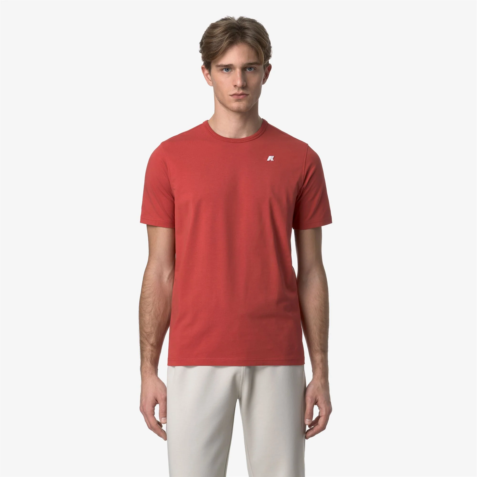 ADAME LIGHT STRETCH JERSEY - T-ShirtsTop - T-Shirt - Man - RED JASPER - Image 3