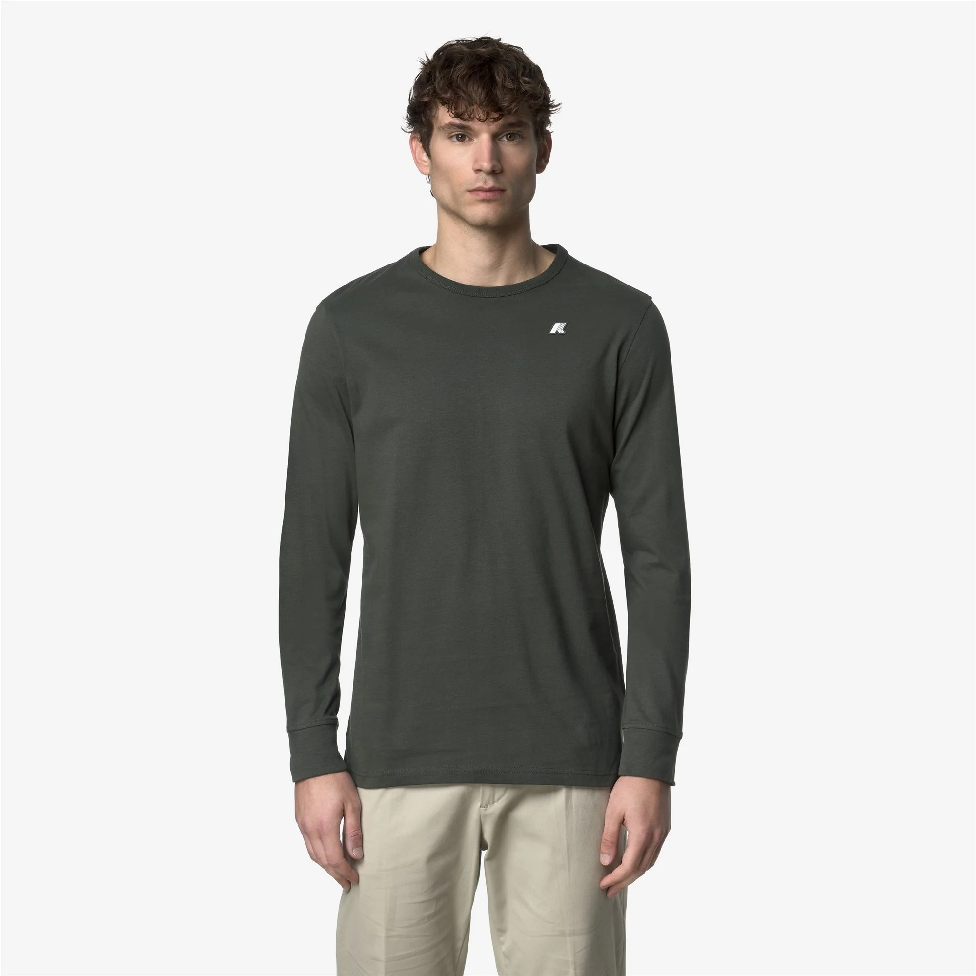 ELMER JS PEACH - T-ShirtsTop - T-Shirt - Man - GREEN BLACKISH - Image 3