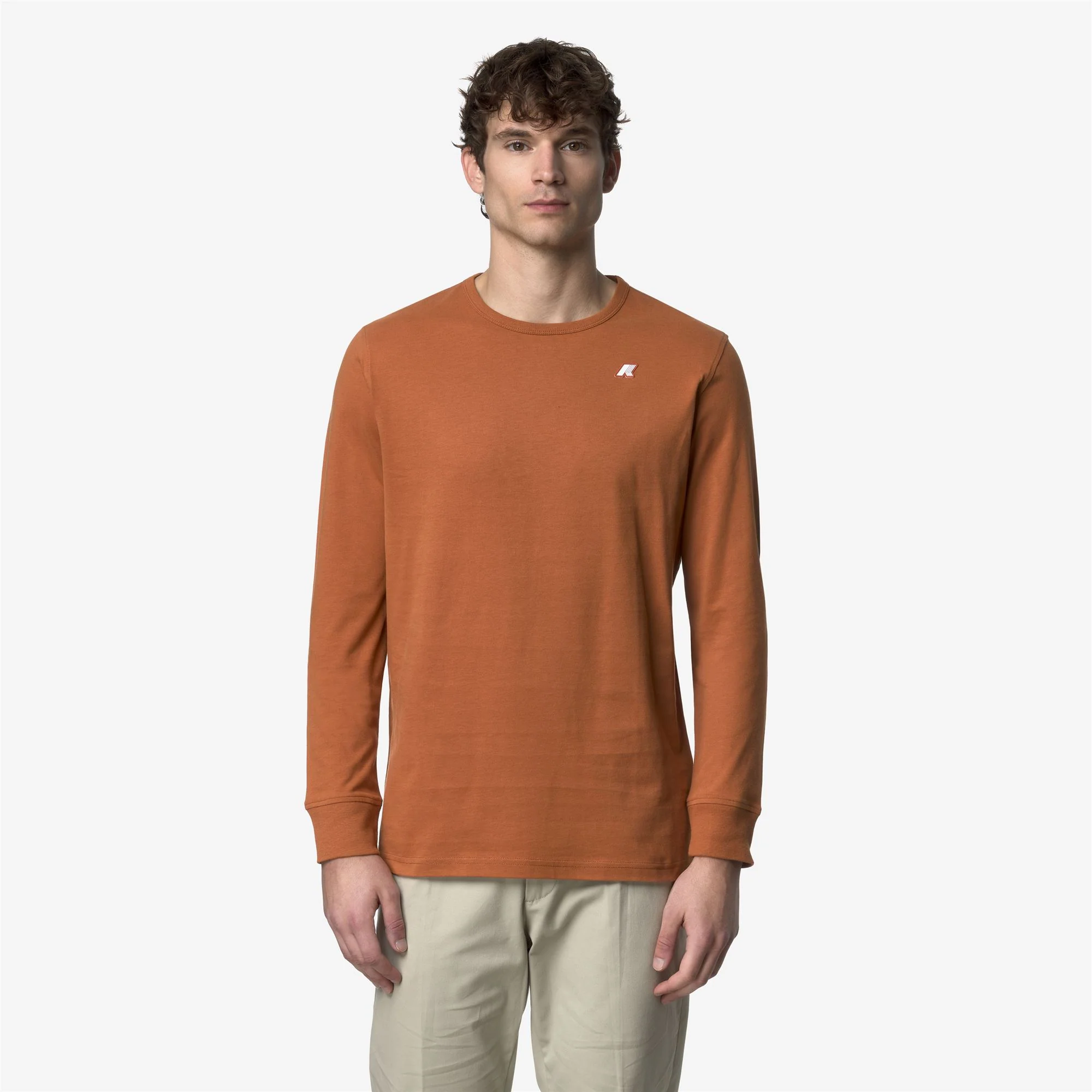 ELMER JS PEACH - T-ShirtsTop - T-Shirt - Man - ORANGE ADOBE - Image 3