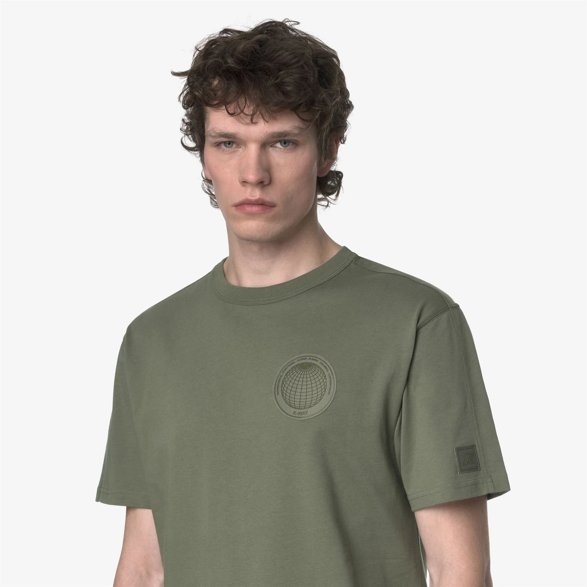 FANTOME CHEST LABEL - T-ShirtsTop - T-Shirt - Man - GREEN LICHEN - Image 2