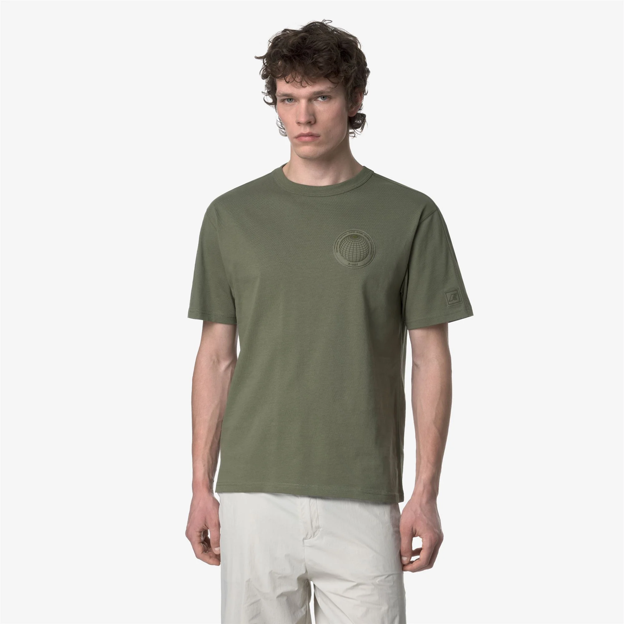 FANTOME CHEST LABEL - T-ShirtsTop - T-Shirt - Man - GREEN LICHEN - Image 3
