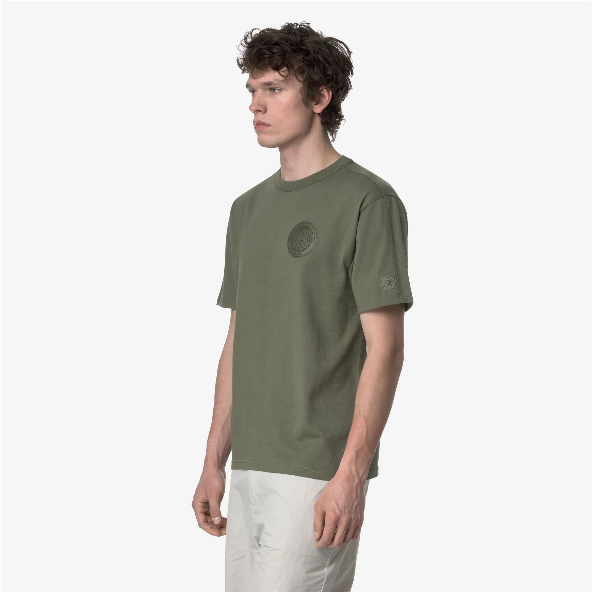 FANTOME CHEST LABEL - T-ShirtsTop - T-Shirt - Man - GREEN LICHEN - Image 4