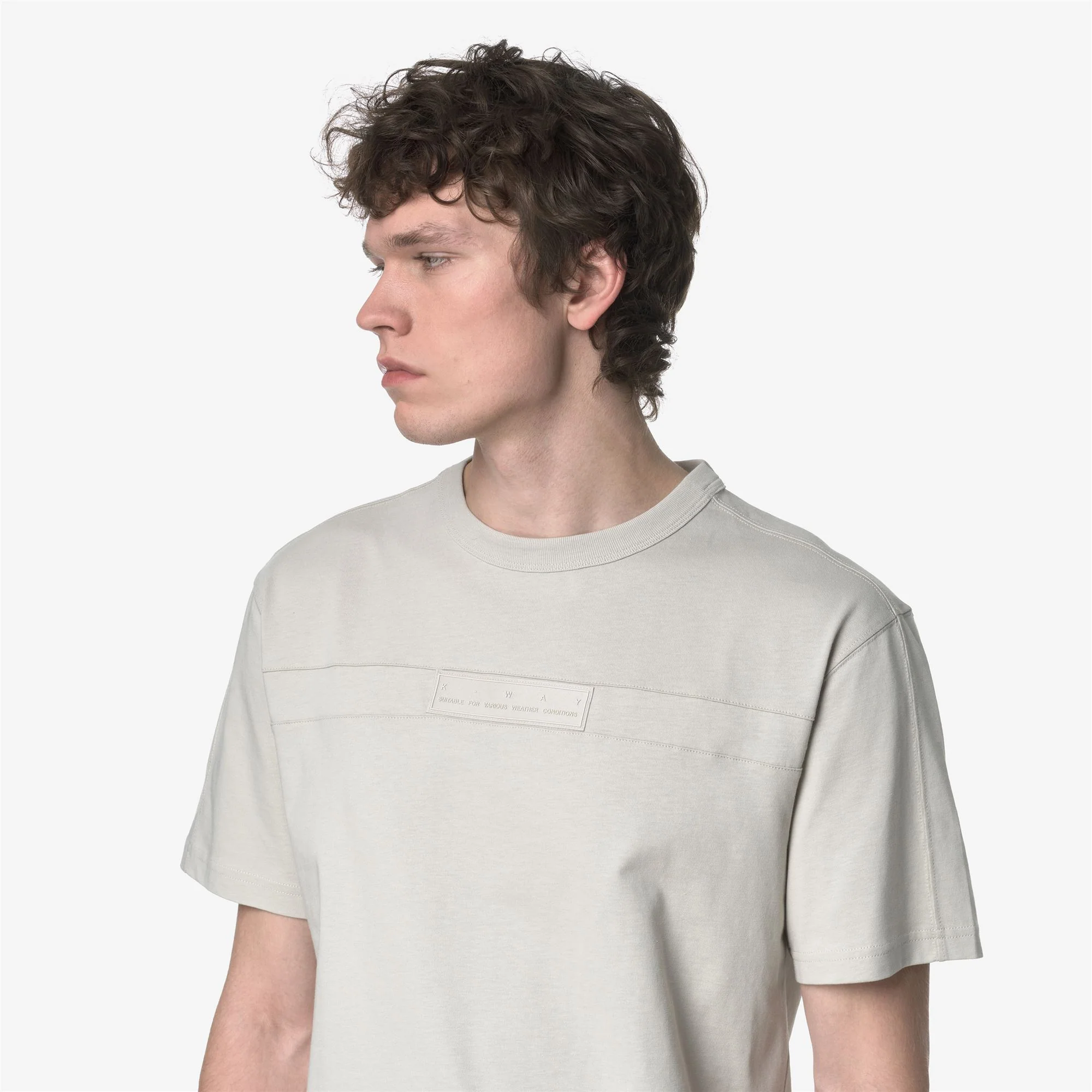 FANTOME REVERSIBLE LABEL - T-ShirtsTop - T-Shirt - Man - BEIGE LT - Image 3