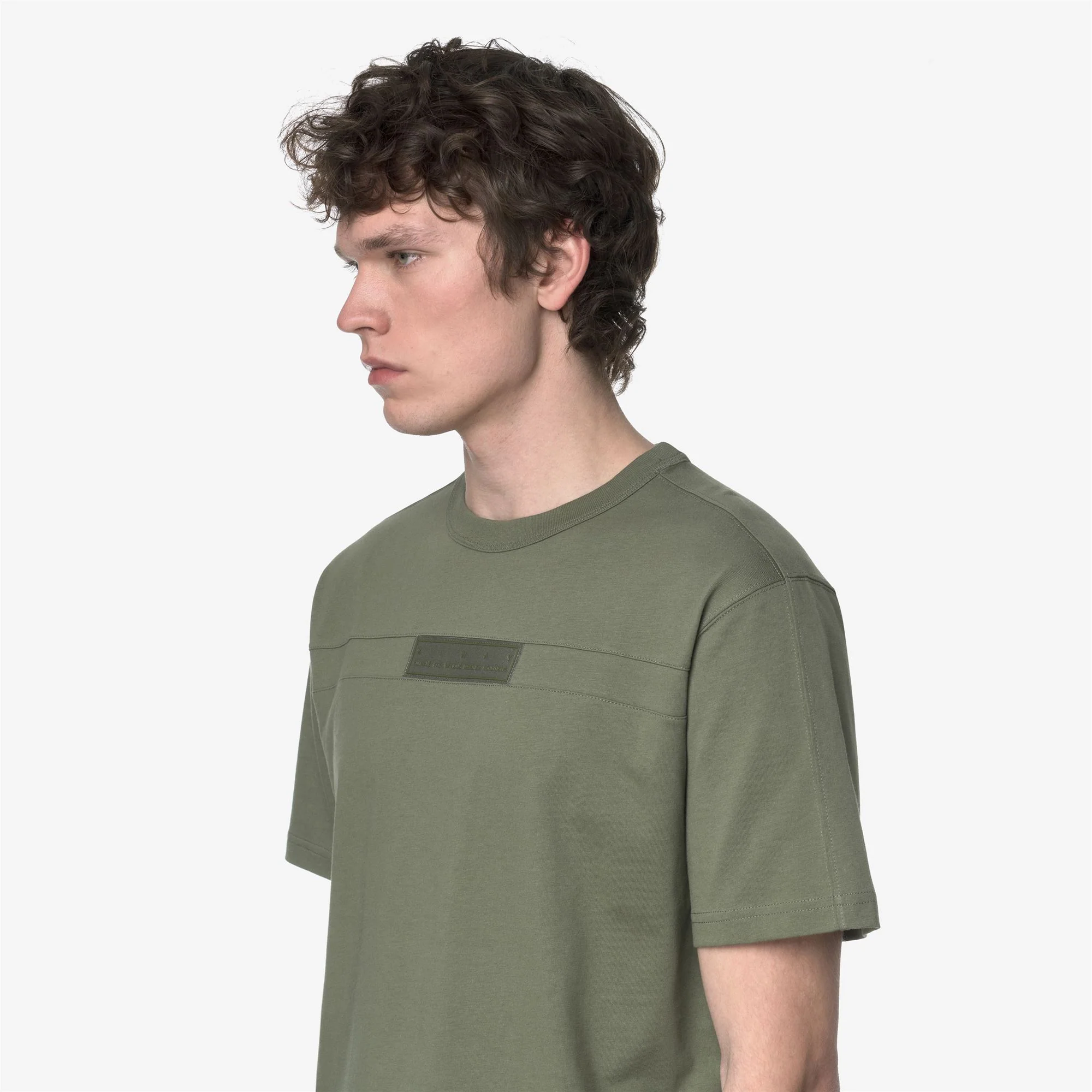 FANTOME REVERSIBLE LABEL - T-ShirtsTop - T-Shirt - Man - GREEN LICHEN - Image 3