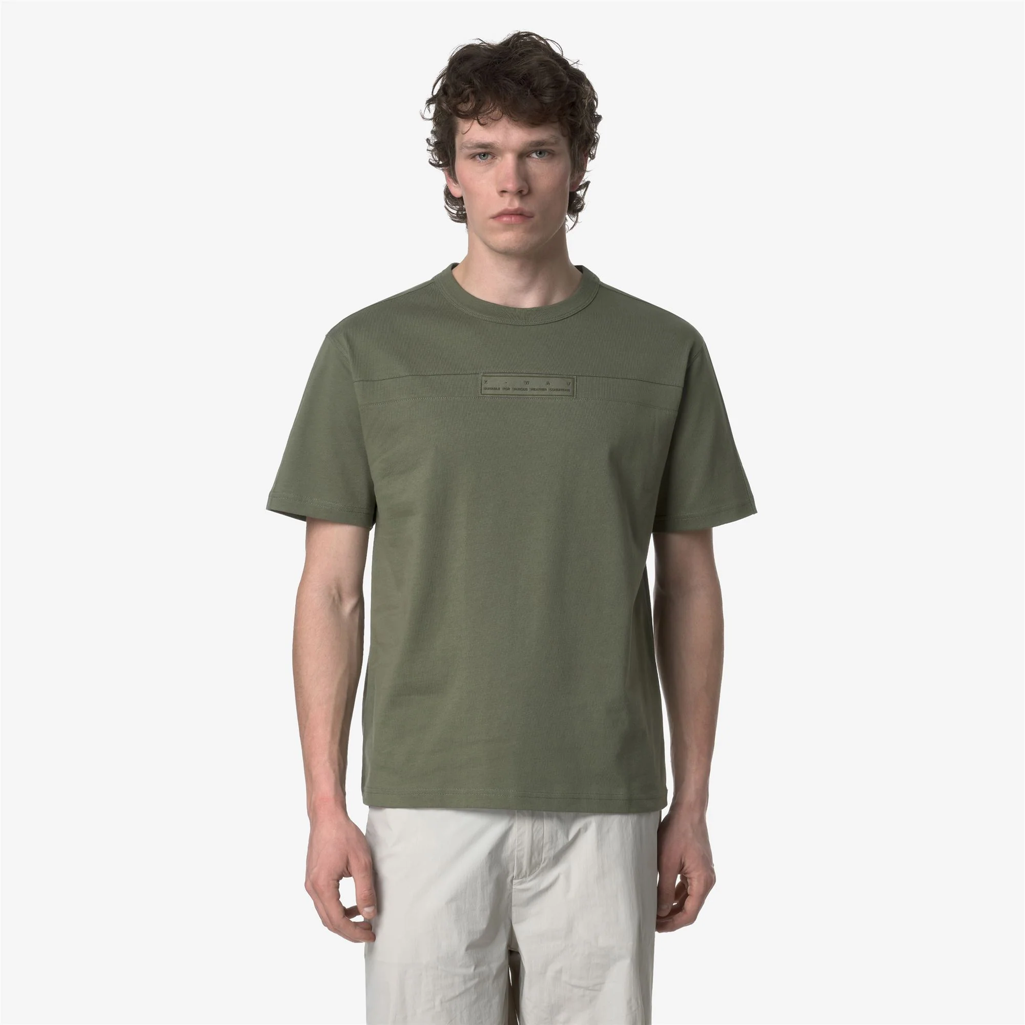FANTOME REVERSIBLE LABEL - T-ShirtsTop - T-Shirt - Man - GREEN LICHEN - Image 4