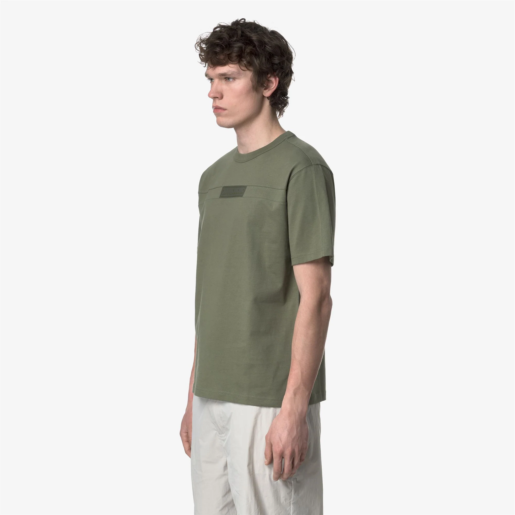 FANTOME REVERSIBLE LABEL - T-ShirtsTop - T-Shirt - Man - GREEN LICHEN - Image 5