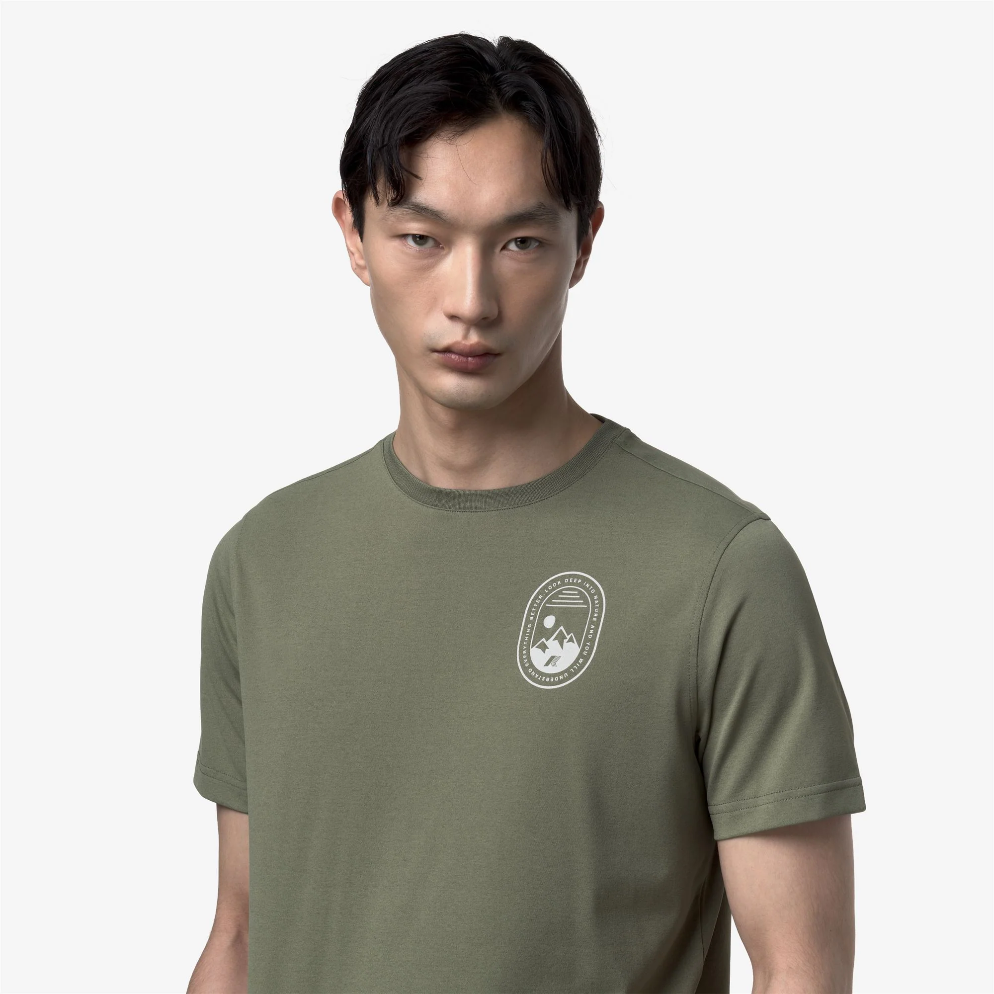 GRAPHEL - T-ShirtsTop - T-Shirt - Man - GREEN LICHEN - Image 3