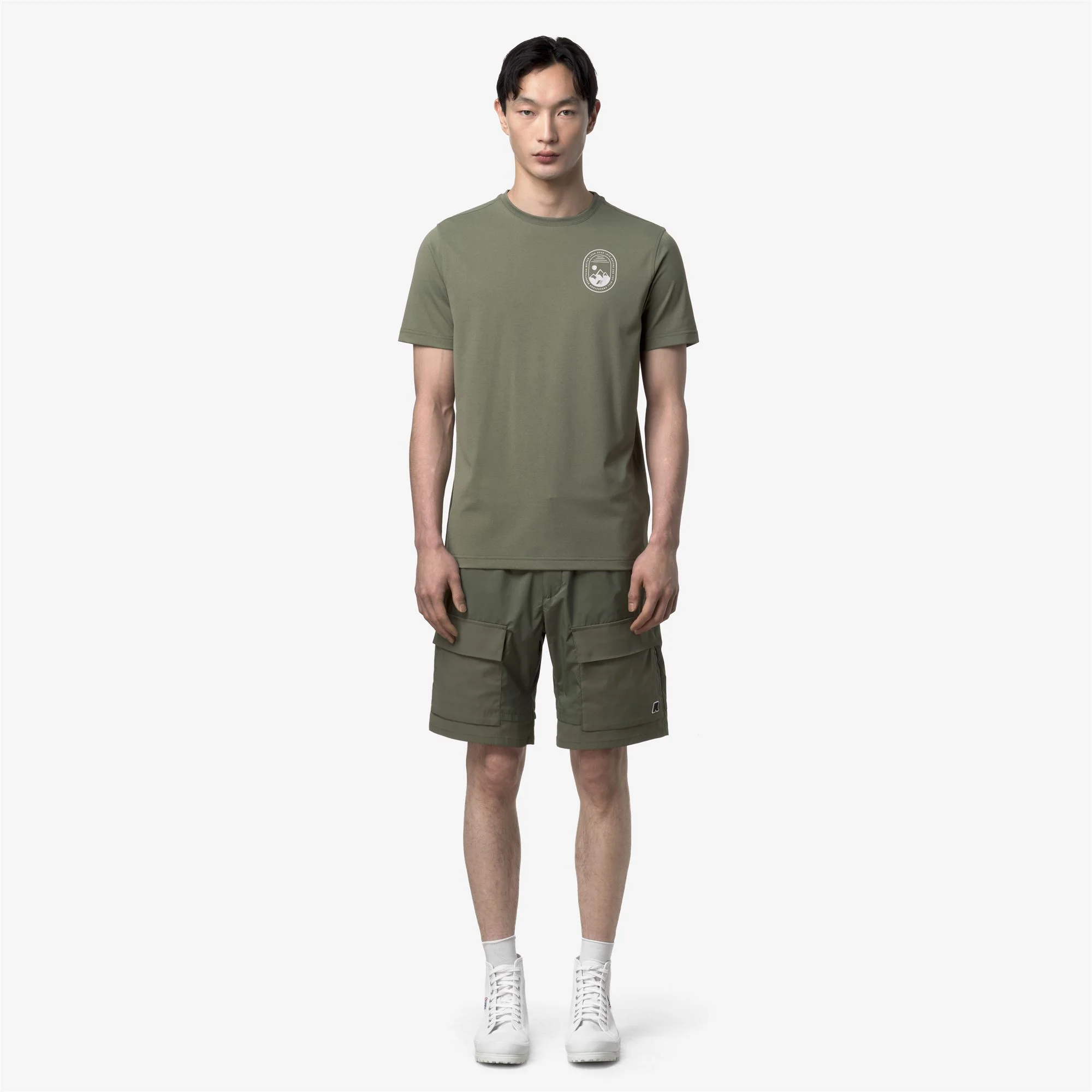 GRAPHEL - T-ShirtsTop - T-Shirt - Man - GREEN LICHEN - Image 4