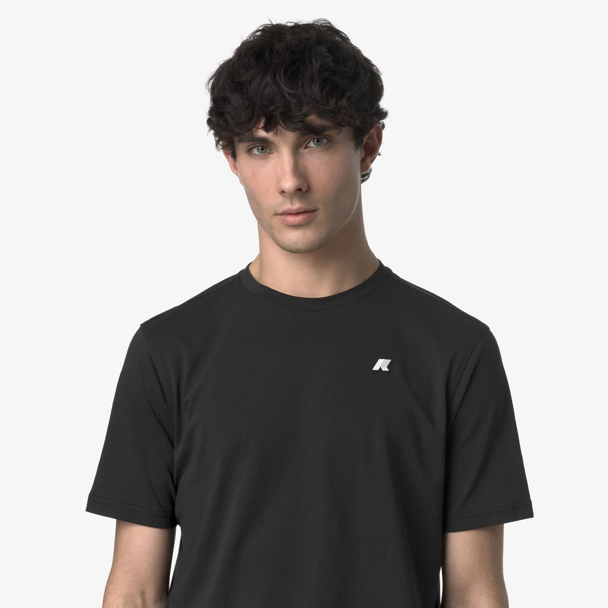 ODOM JERSEY SLIM - T-ShirtsTop - T-Shirt - Man - BLACK PURE - Image 2