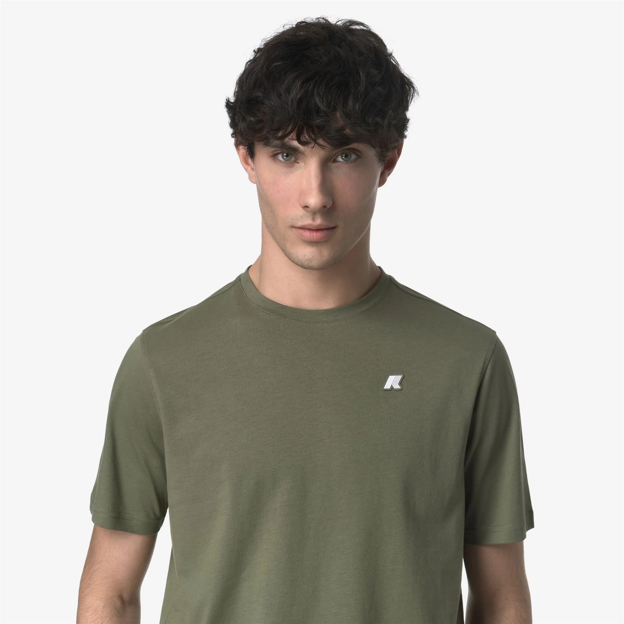 ODOM JERSEY SLIM - T-ShirtsTop - T-Shirt - Man - GREEN LICHEN - Image 2