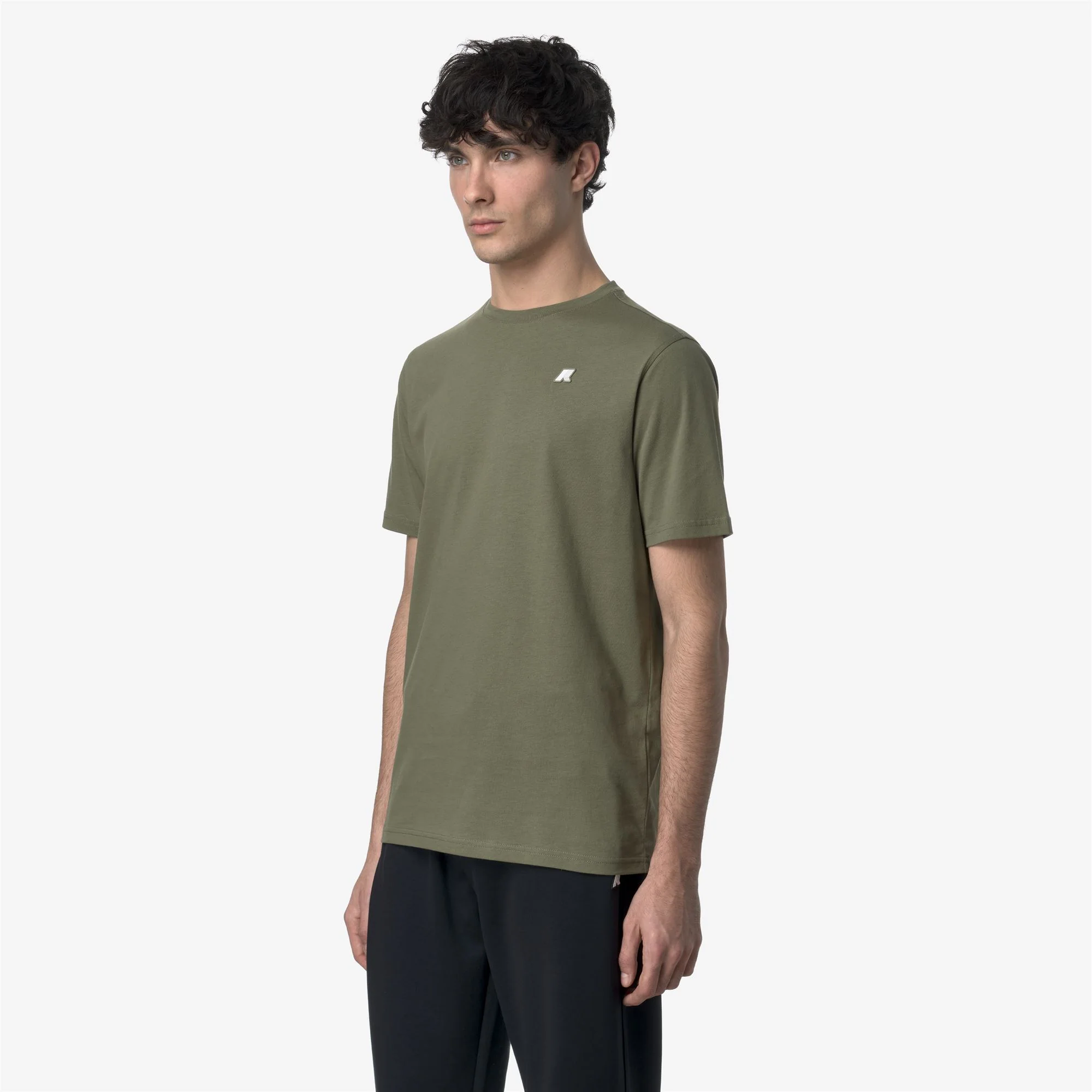 ODOM JERSEY SLIM - T-ShirtsTop - T-Shirt - Man - GREEN LICHEN - Image 4