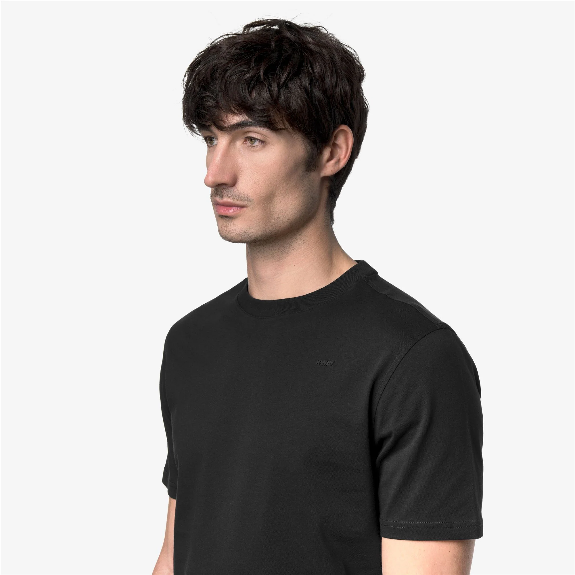 ODOM JERSEY MICRO LETTERING SLIM - T-ShirtsTop - T-Shirt - Man - BLACK PURE - Image 2