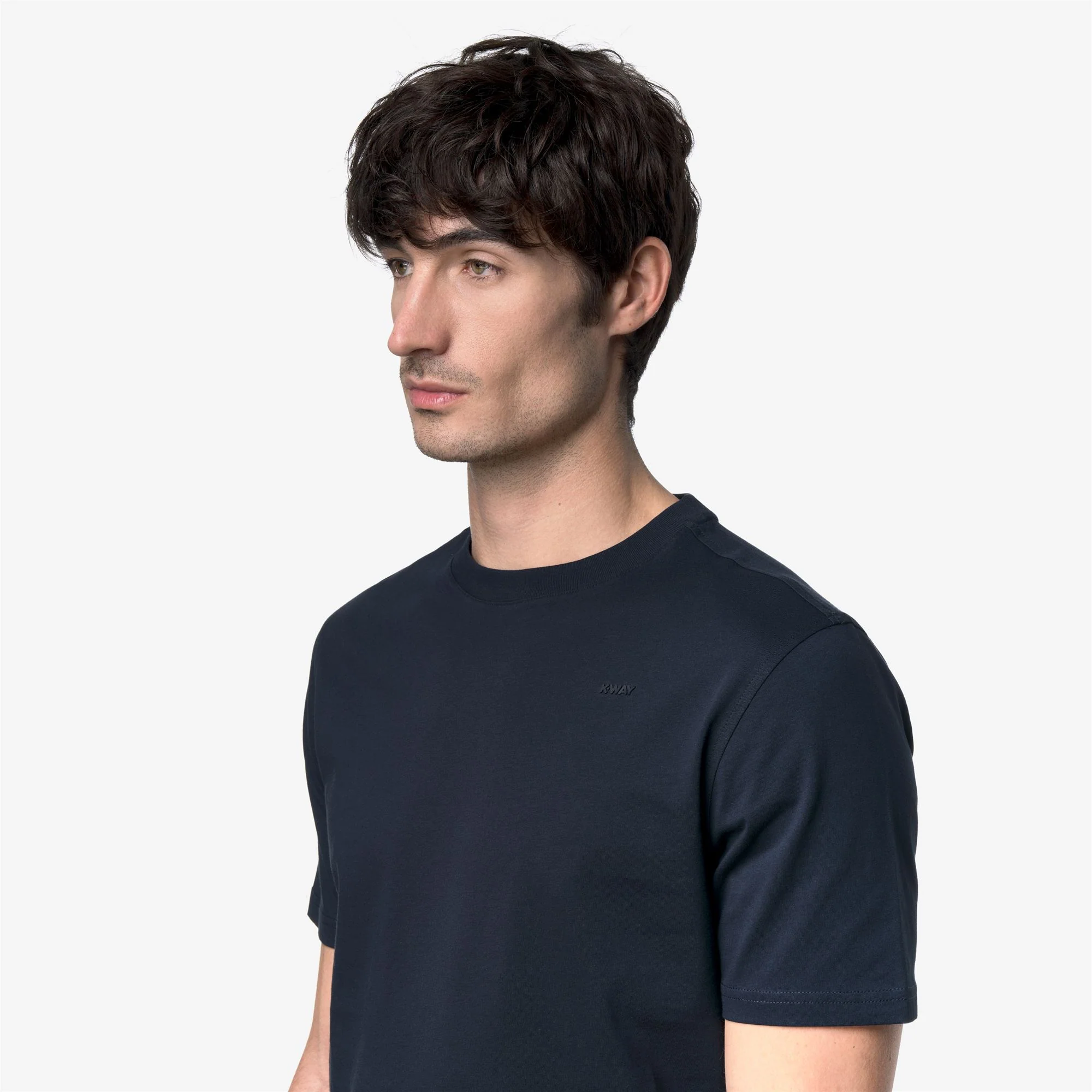 ODOM JERSEY MICRO LETTERING SLIM - T-ShirtsTop - T-Shirt - Man - BLUE DEPTH - Image 2
