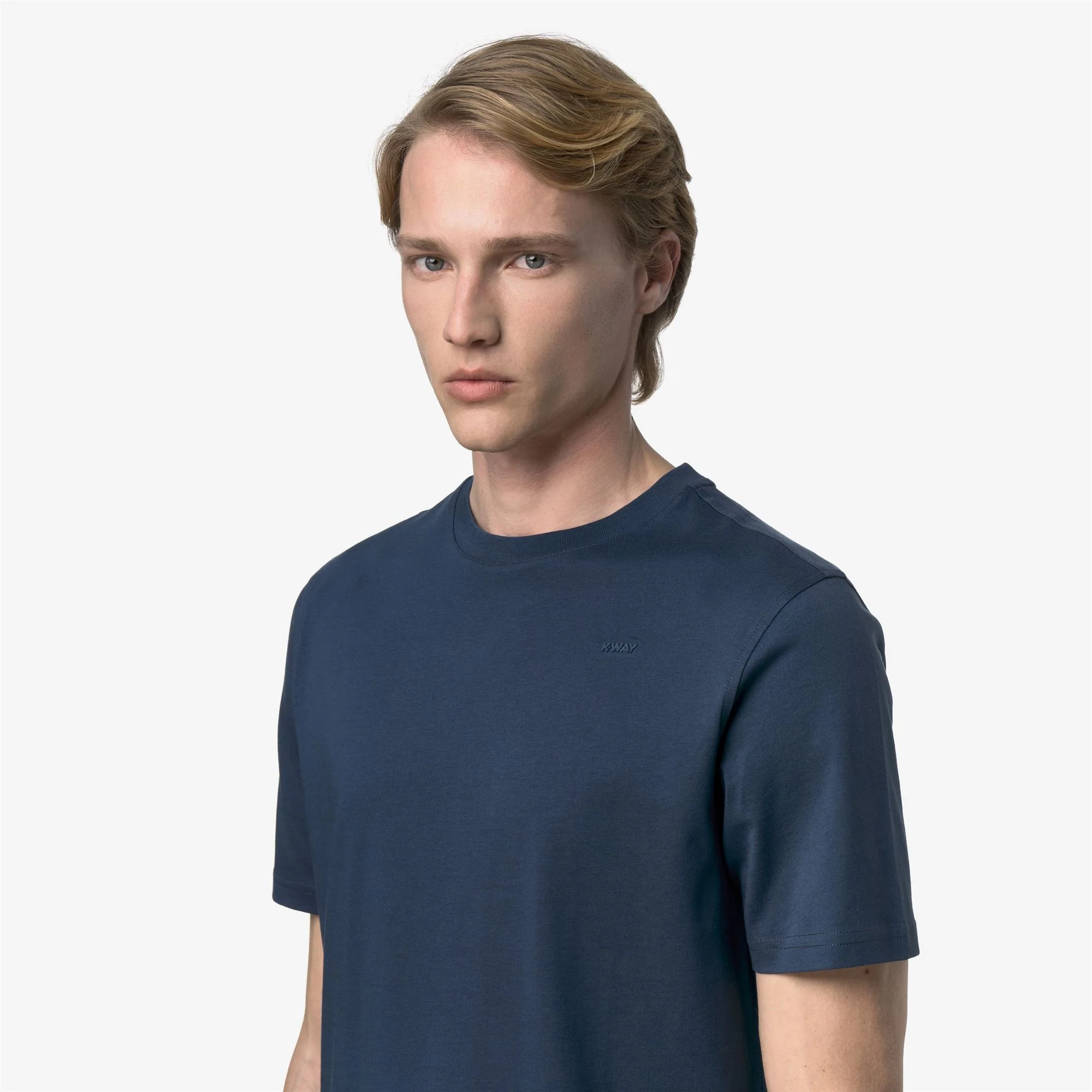 ODOM JERSEY MICRO LETTERING SLIM - T-ShirtsTop - T-Shirt - Man - BLUE INSIGNIA - Image 2