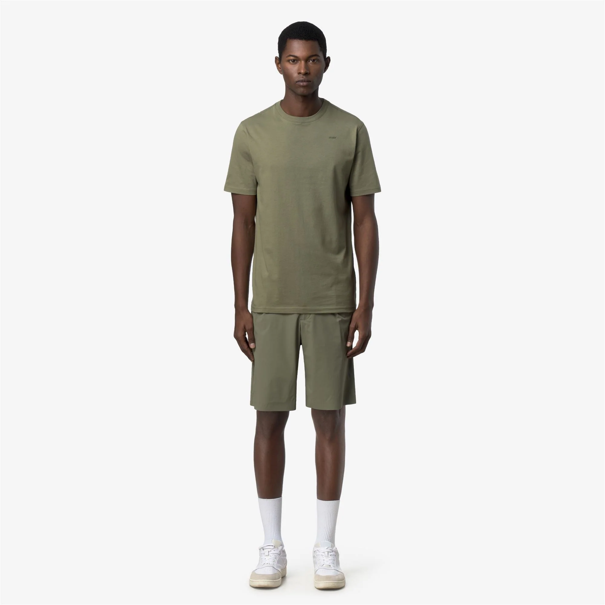 ODOM JERSEY MICRO LETTERING SLIM - T-ShirtsTop - T-Shirt - Man - GREEN LICHEN - Image 3