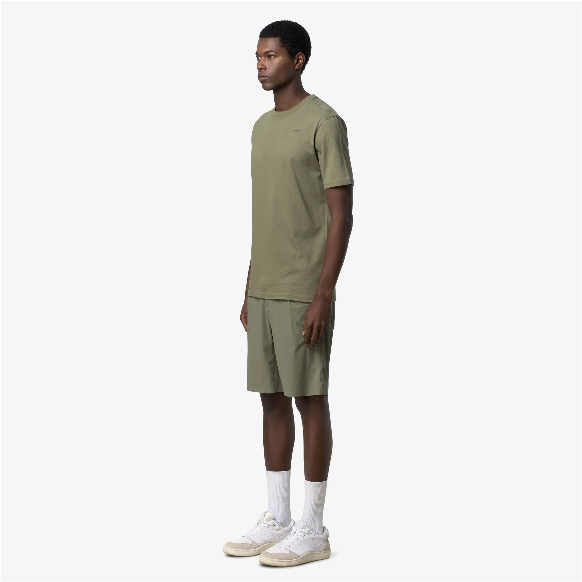 ODOM JERSEY MICRO LETTERING SLIM - T-ShirtsTop - T-Shirt - Man - GREEN LICHEN - Image 4