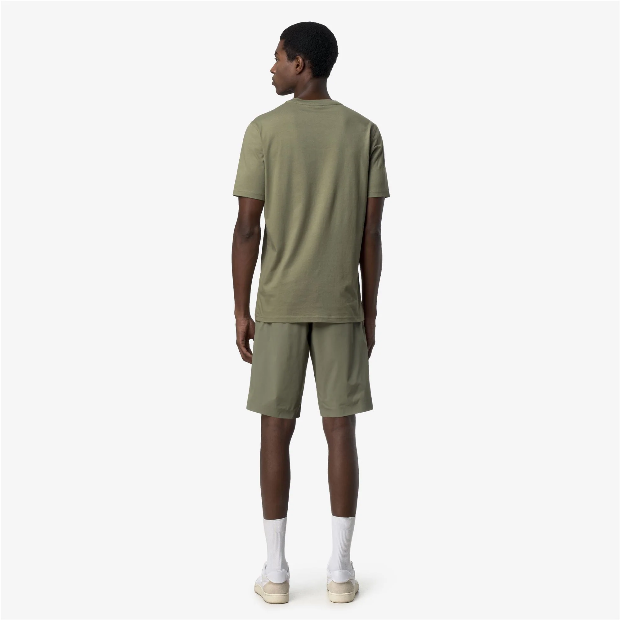 ODOM JERSEY MICRO LETTERING SLIM - T-ShirtsTop - T-Shirt - Man - GREEN LICHEN - Image 5