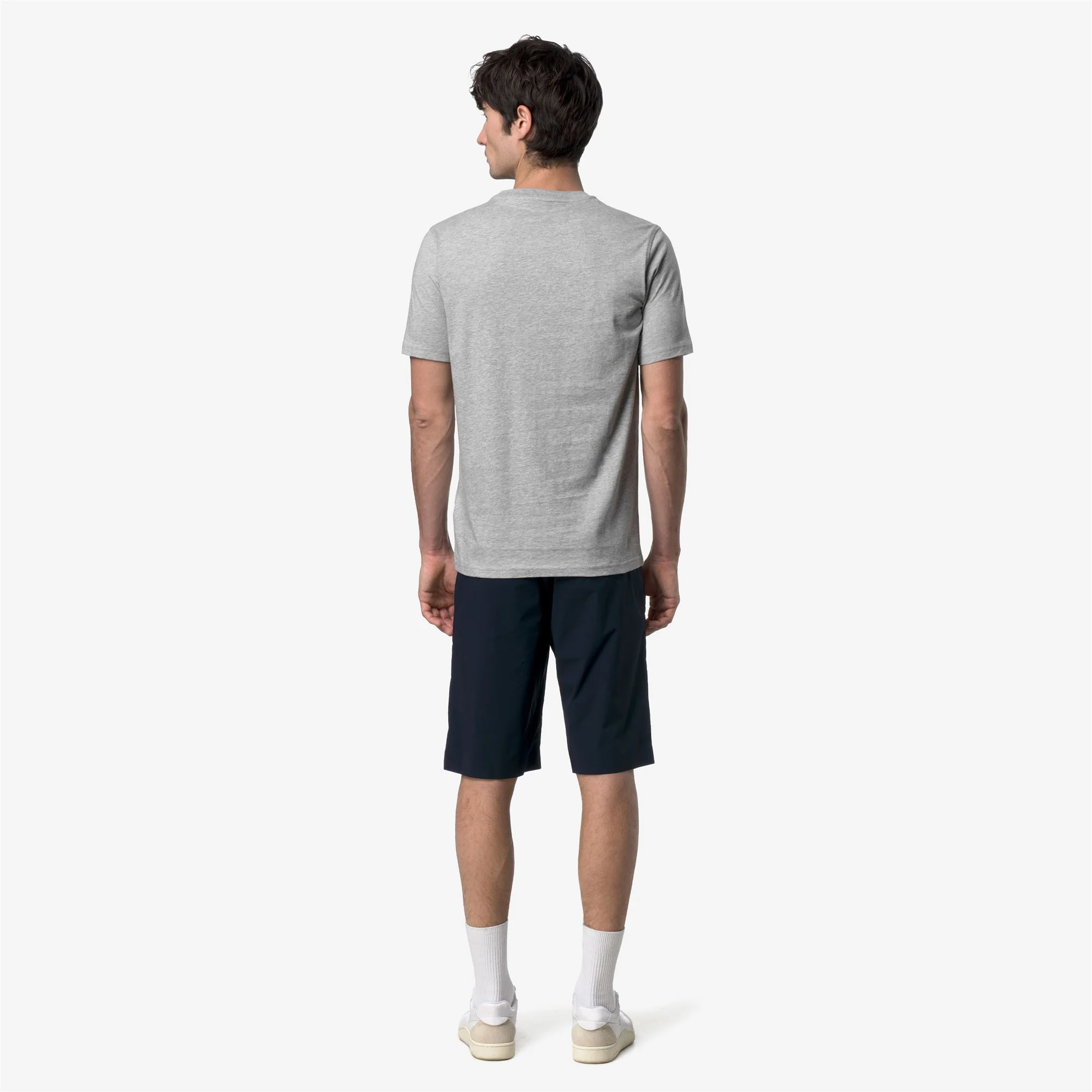 ODOM JERSEY MICRO LETTERING SLIM - T-ShirtsTop - T-Shirt - Man - GREY MID MEL - Image 5