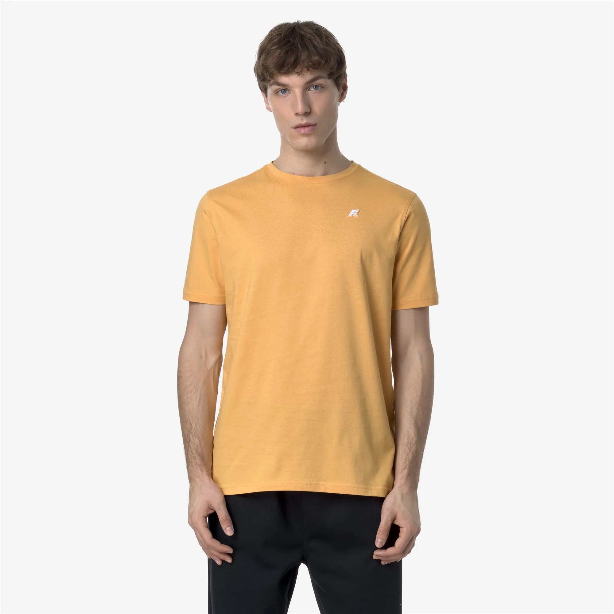 ODOM JERSEY SLIM - T-ShirtsTop - T-Shirt - Man - ORANGE AMBER - Image 3
