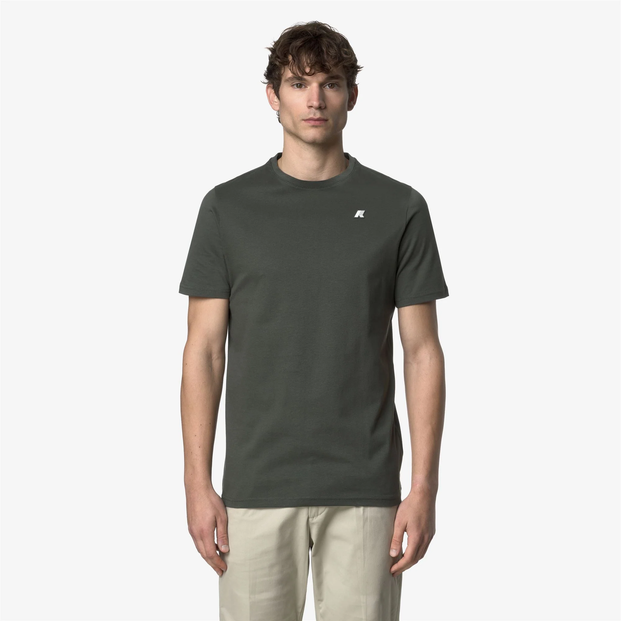 ODOM JERSEY PEACH - T-ShirtsTop - T-Shirt - Man - GREEN BLACKISH - Image 3