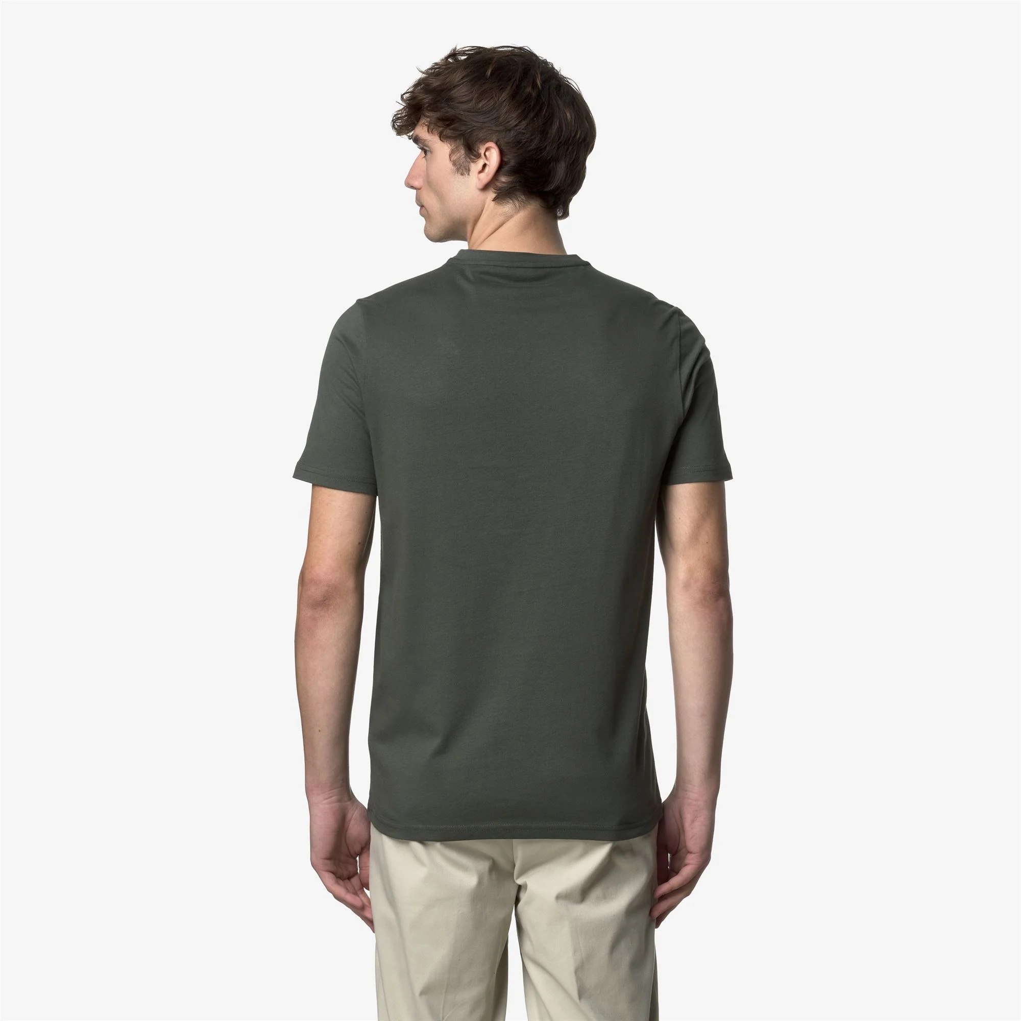 ODOM JERSEY PEACH - T-ShirtsTop - T-Shirt - Man - GREEN BLACKISH - Image 5