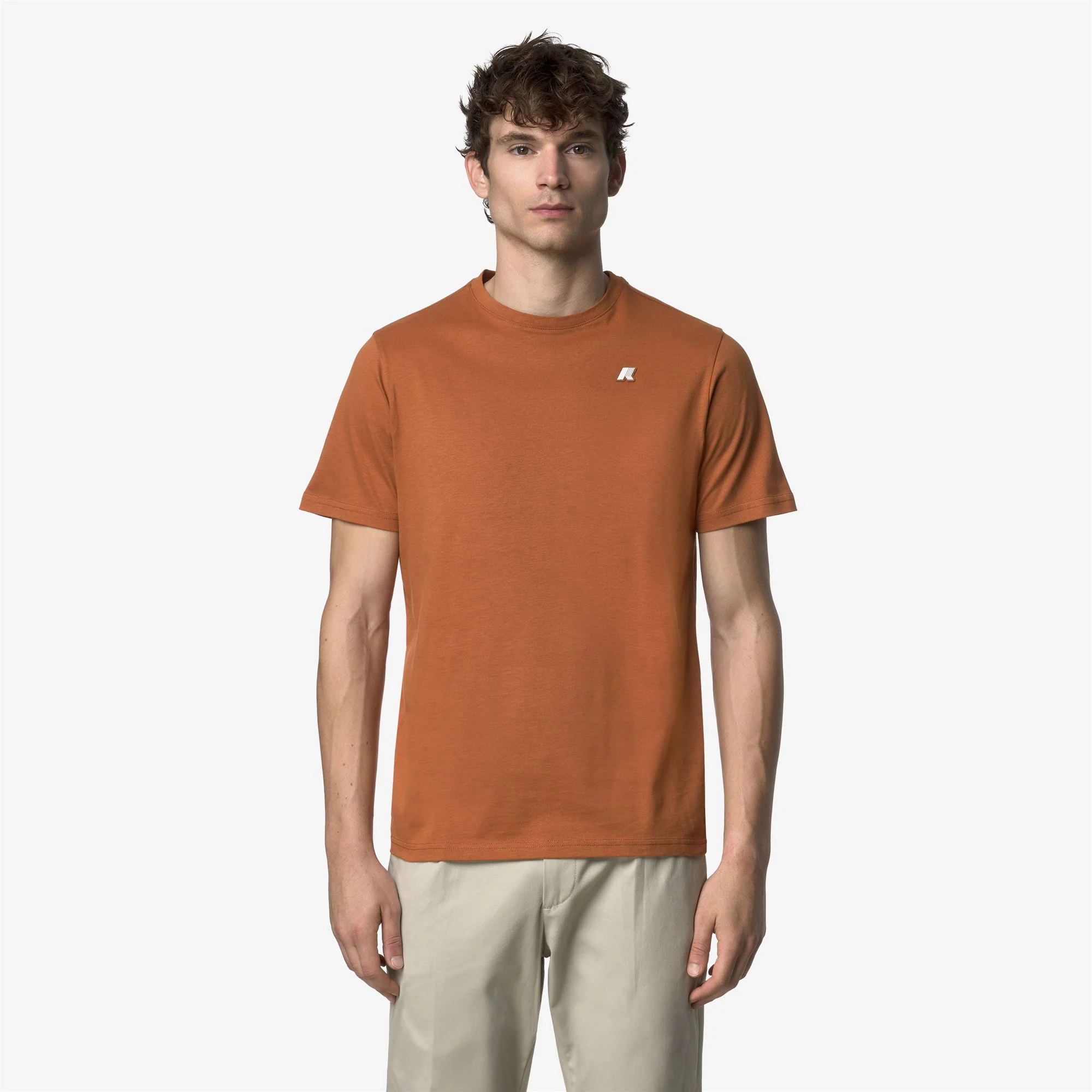 ODOM JERSEY PEACH - T-ShirtsTop - T-Shirt - Man - ORANGE ADOBE - Image 3
