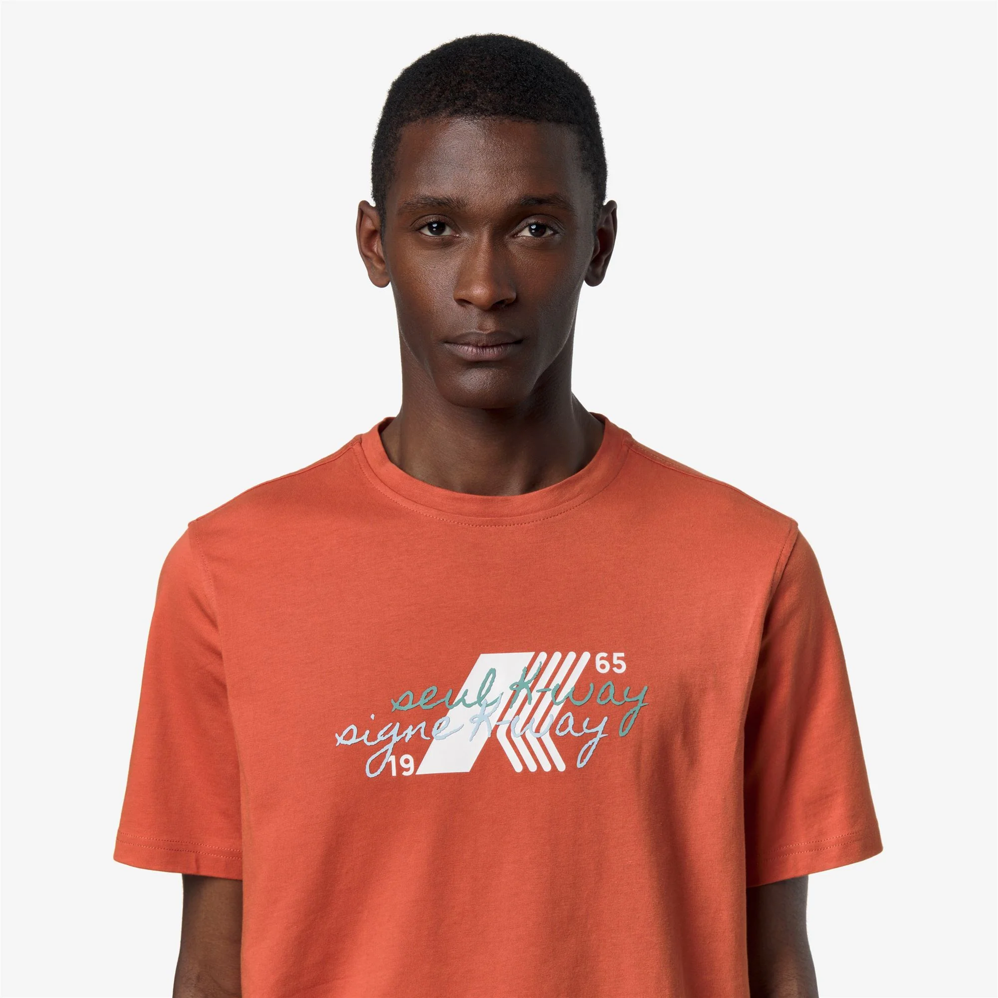 ODOM JERSEY SEUL KWAY - T-ShirtsTop - T-Shirt - Man - ORANGE BROWNISH - Image 2