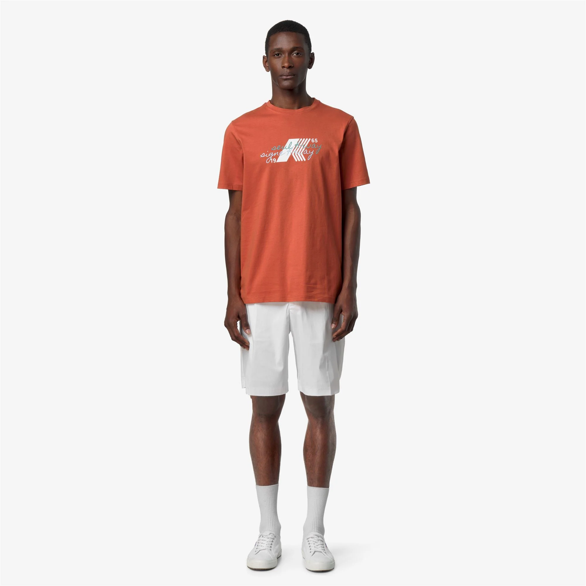 ODOM JERSEY SEUL KWAY - T-ShirtsTop - T-Shirt - Man - ORANGE BROWNISH - Image 3