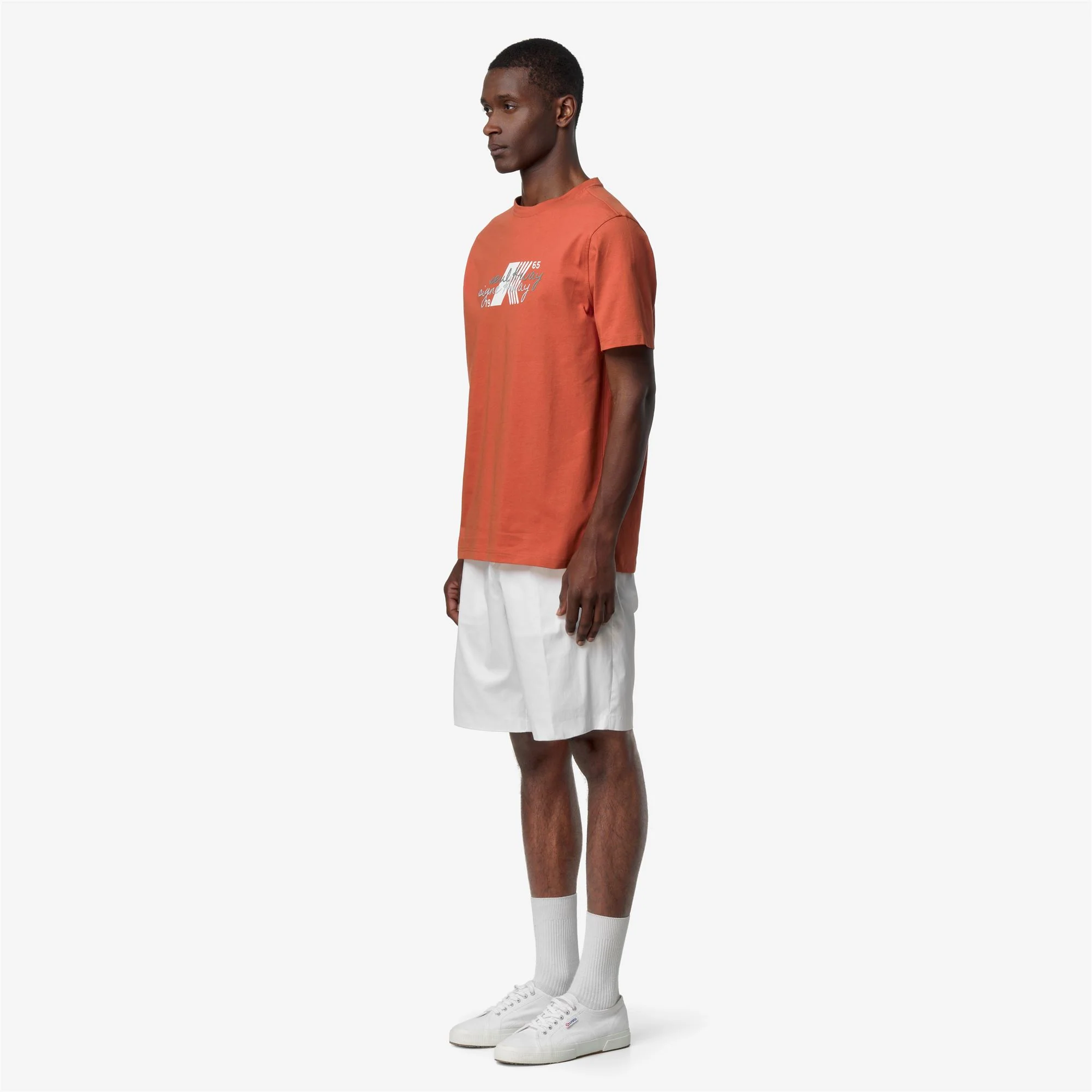 ODOM JERSEY SEUL KWAY - T-ShirtsTop - T-Shirt - Man - ORANGE BROWNISH - Image 4